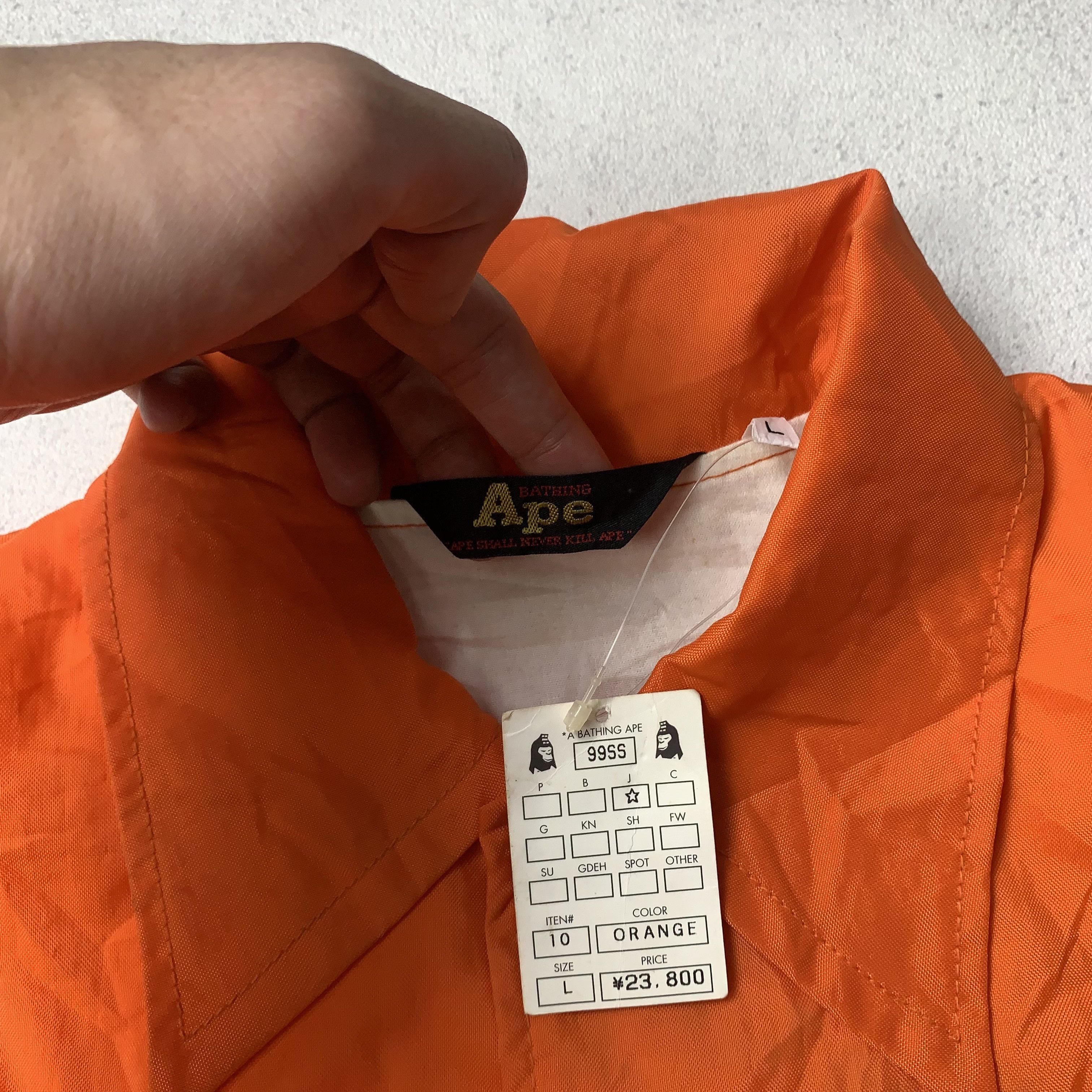 Bape SS99 A Bathing Ape General Coach Jacket Size US L / EU 52-54 / 3 - 8 Thumbnail