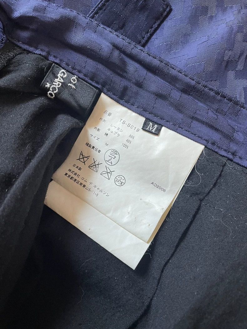 Comme des Garcons Comme des Garcons size M Houndstooth blue dress skirt plea Size 23" - 4 Thumbnail
