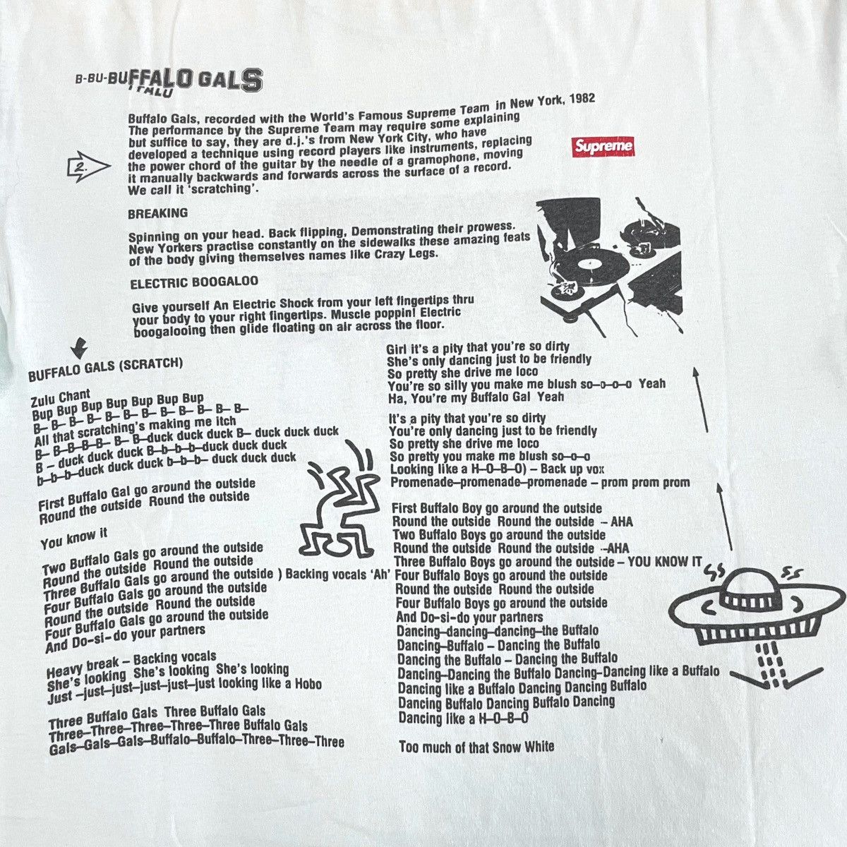 Supreme SS09 Supreme X Malcom Mclaren "Buffalo Gals" Tee Size US L / EU 52-54 / 3 - 5 Thumbnail