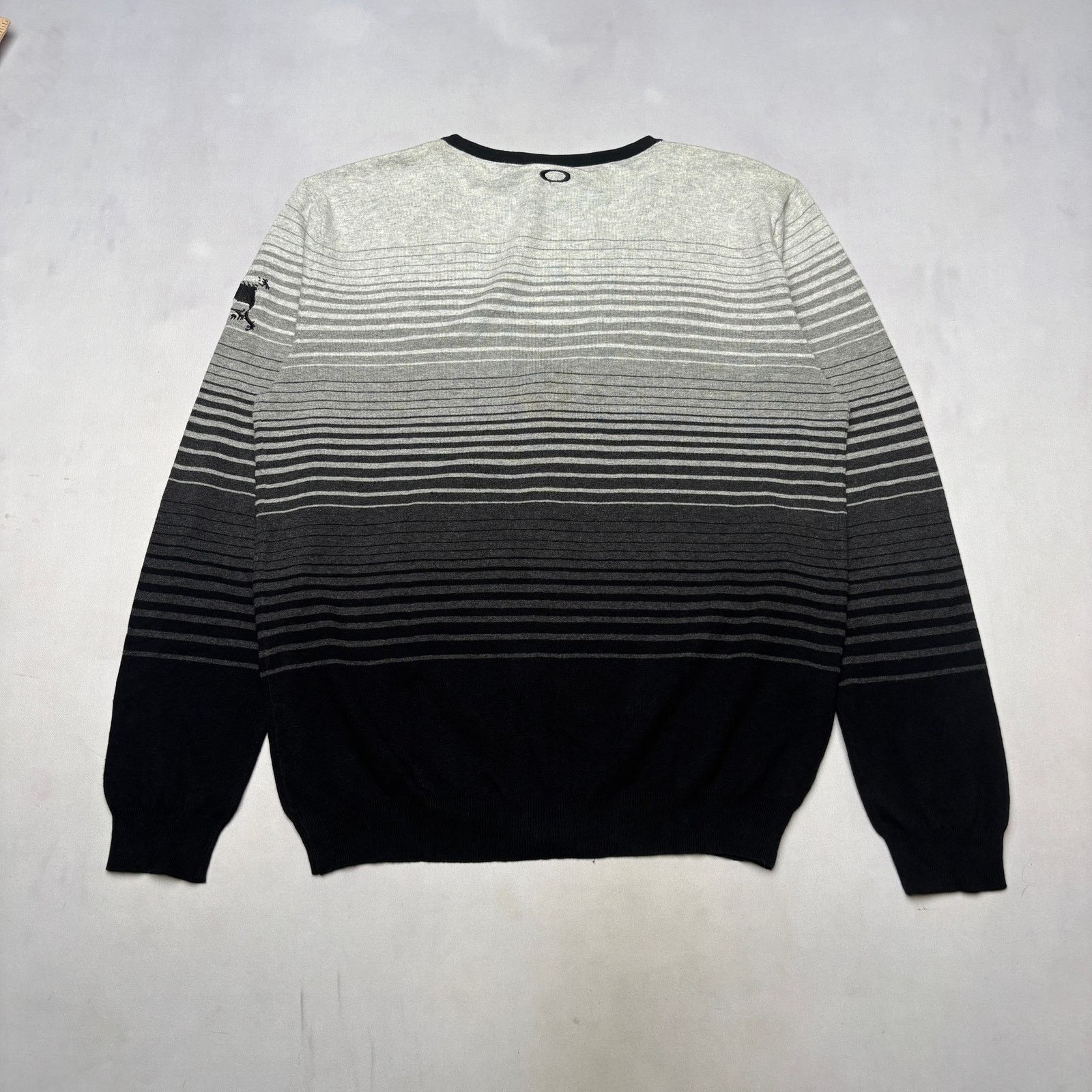 Oakley Oakley Gradient Stripe Zip Cardigan Sweater Mens Large Skull Size US L / EU 52-54 / 3 - 4 Thumbnail