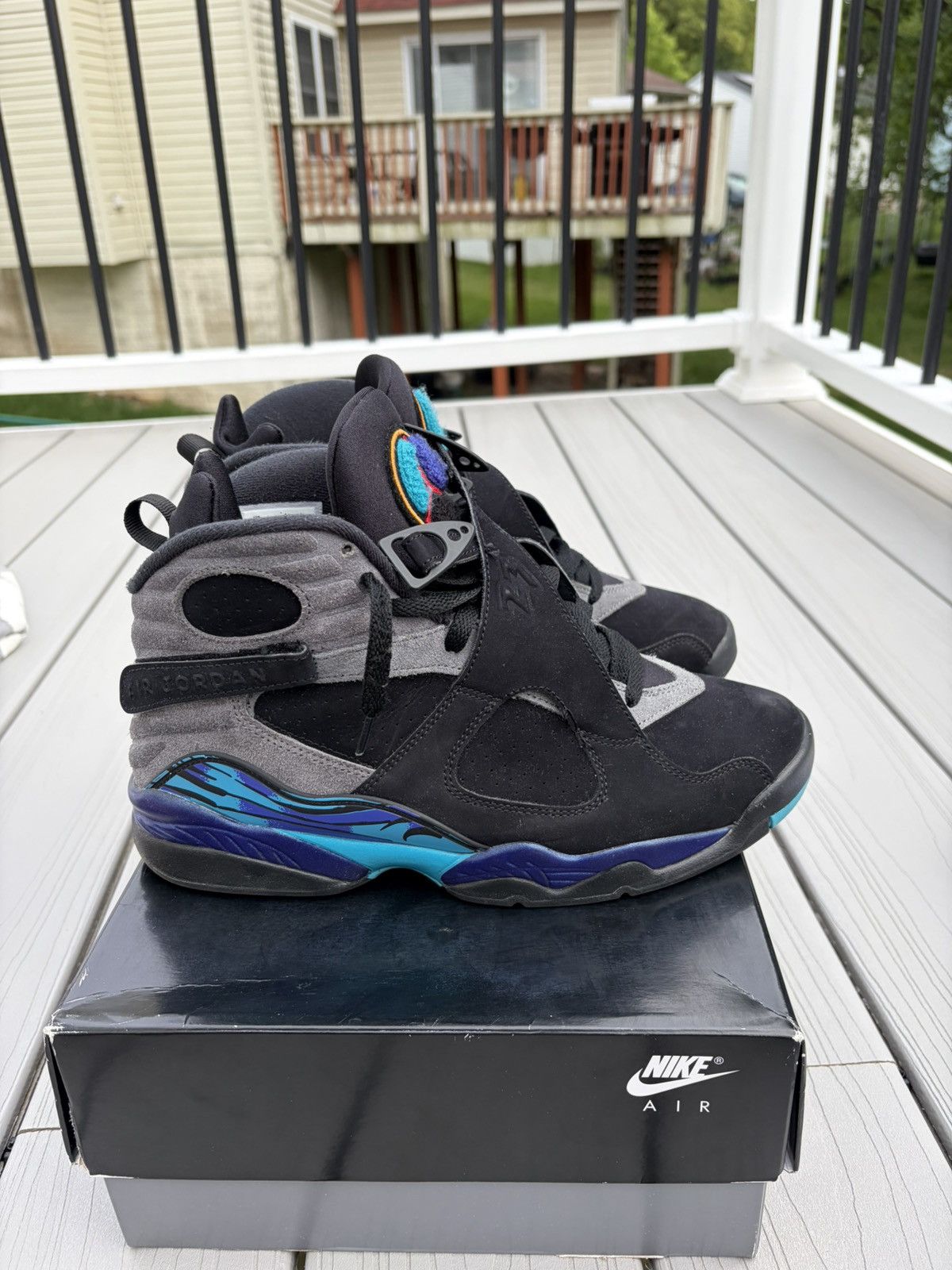 Jordan Brand Air Jordan 8 Retro 'Aqua' 2025 Size US 10 / EU 43 - 3 Thumbnail