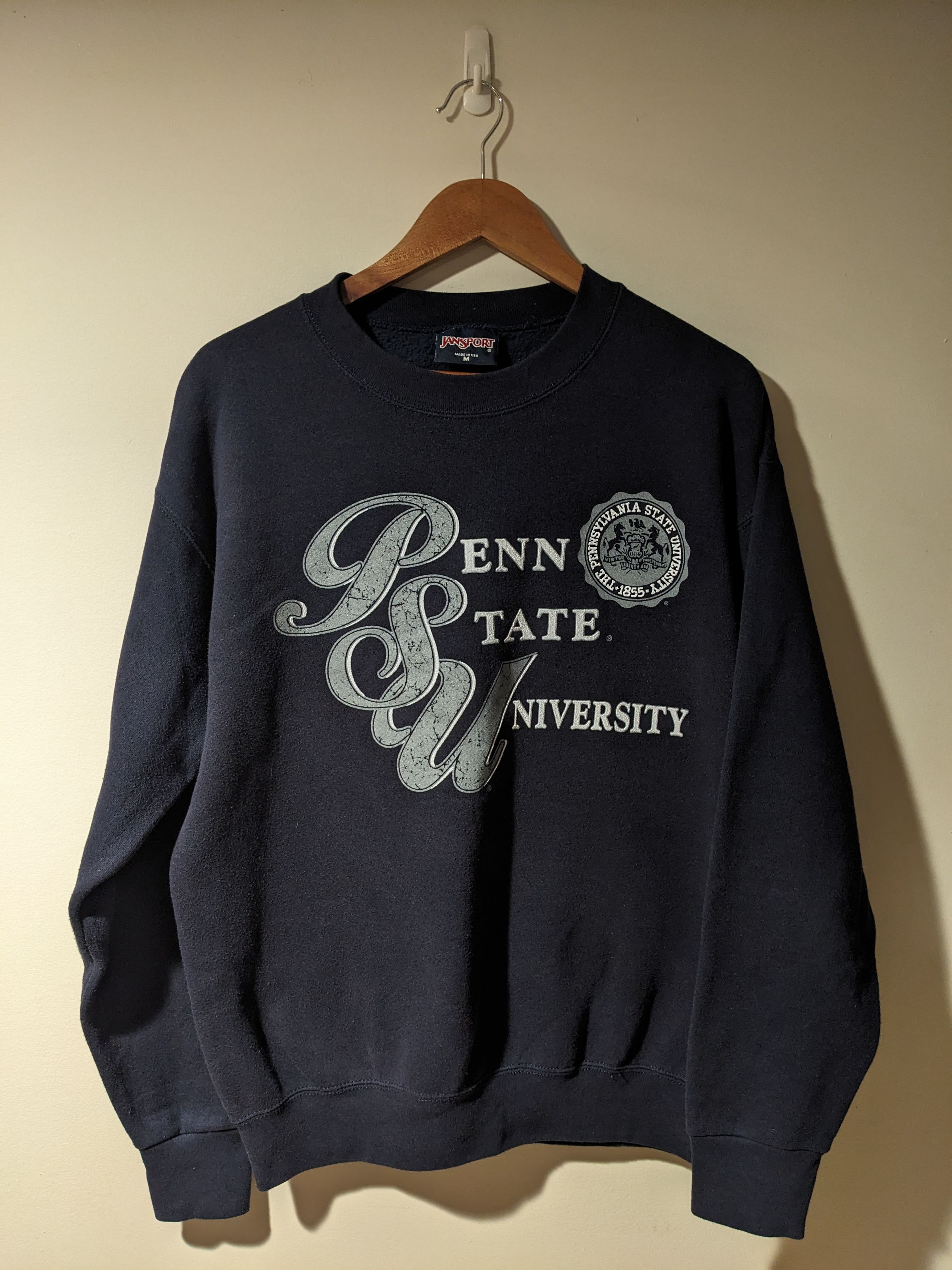 Vintage Vintage 90s Penn State Nittany Lion College Sweatshirt Size US M / EU 48-50 / 2 - 1 Thumbnail