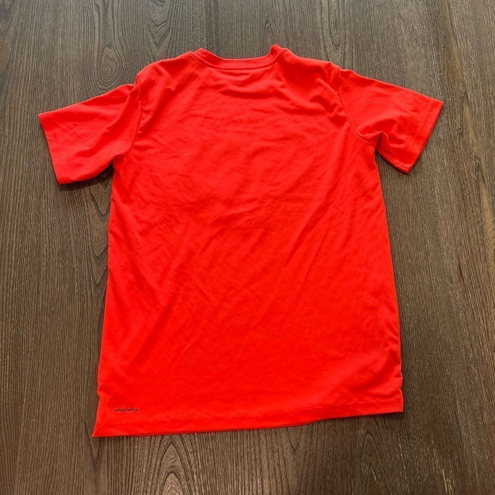 Reebok Reebok Red Short Sleeve Athletic Graphic T-Shirt Sz L 14/16 Size L / US 10 / IT 46 - 4 Thumbnail