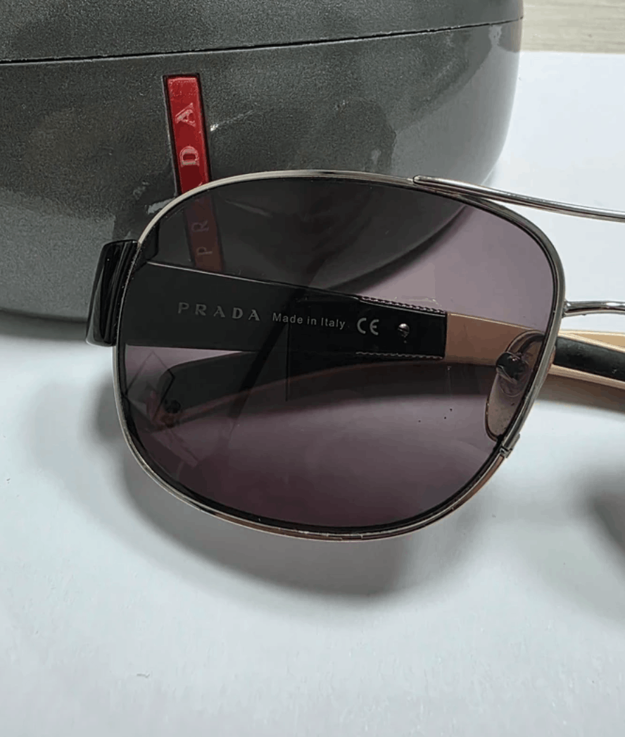 Prada PRADA Sunglasses Flame Star Sport Symbol Wrap Shield Mask Size ONE SIZE - 8 Thumbnail