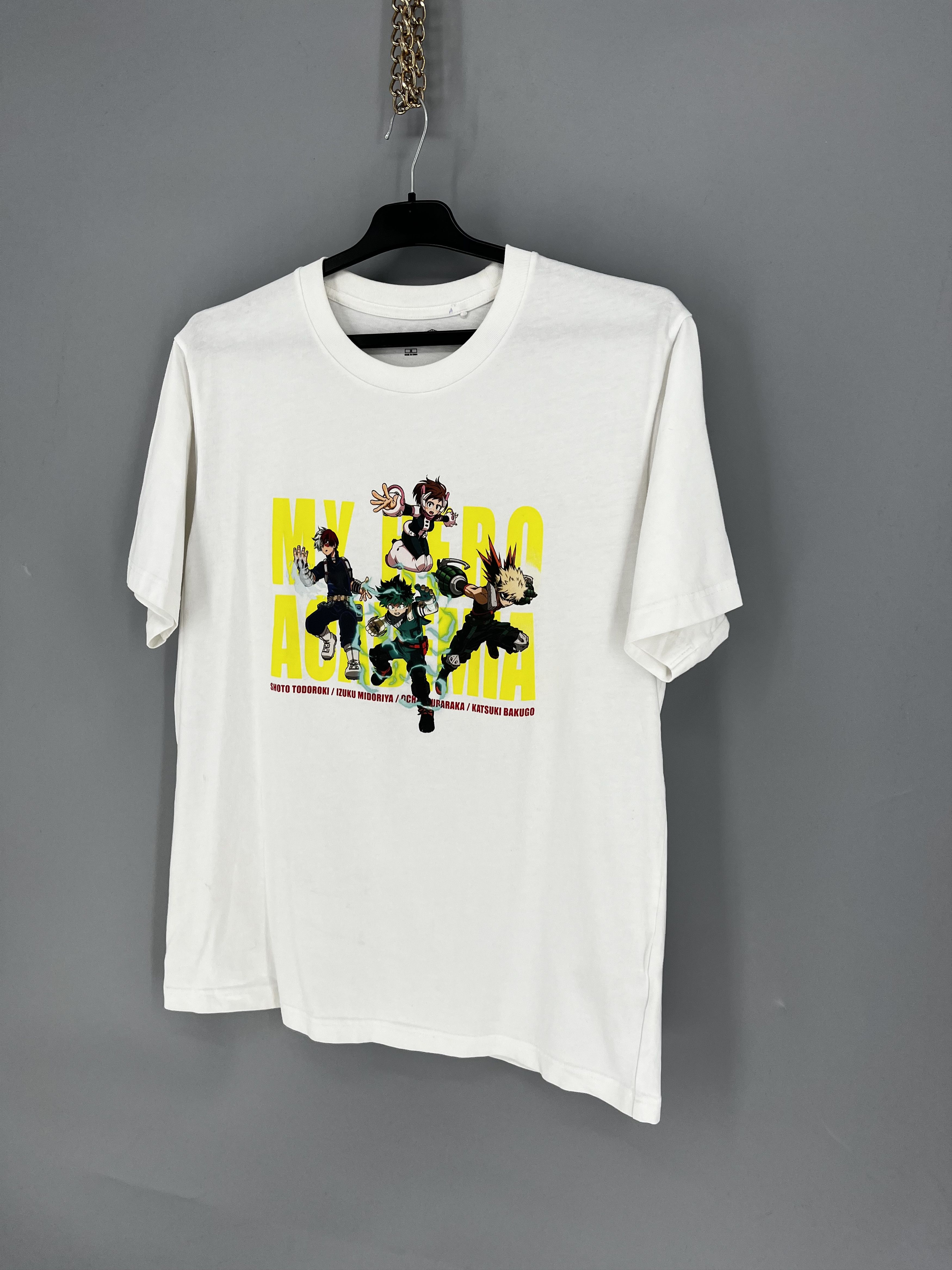 Uniqlo UT Uniqlo My Hero Academia Shirt Adult M White Deku Bakugo Size US M / EU 48-50 / 2 - 3 Thumbnail