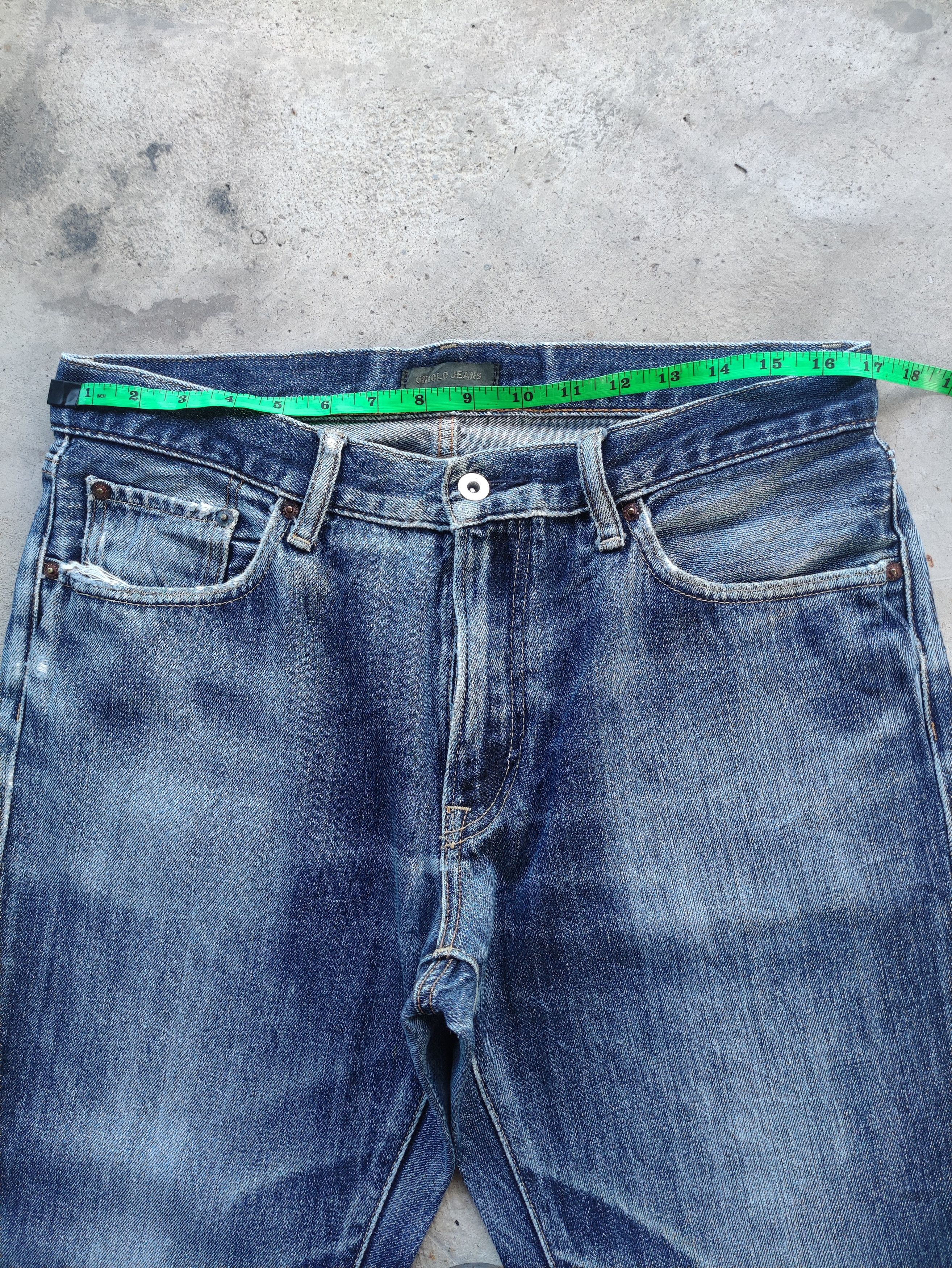 Japanese Brand Vintage Japanese Jean Distressed Faded Denim Size US 34 / EU 50 - 6 Thumbnail