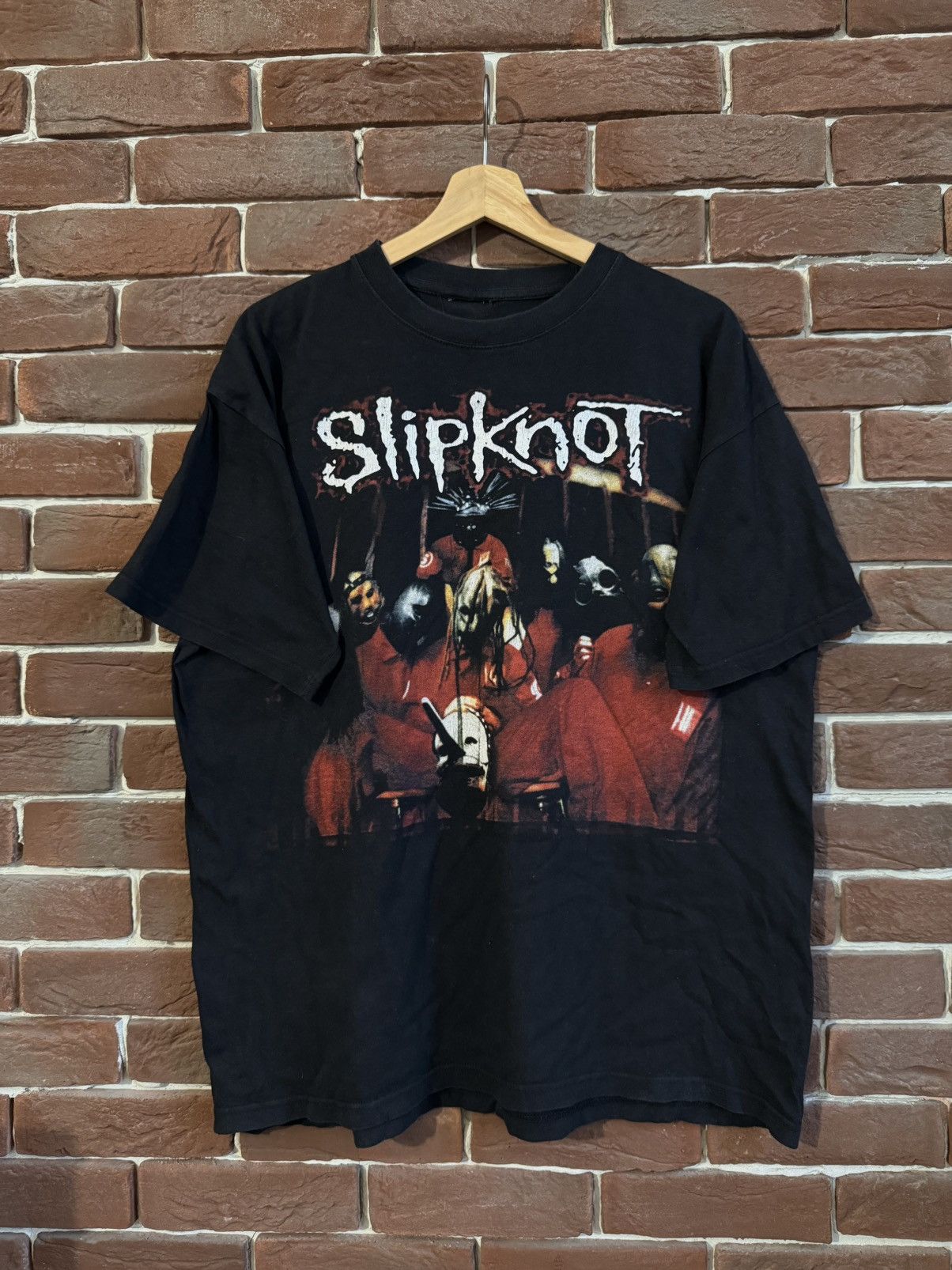 Band Tees Vintage Slipknot Self Titled 90s Tshirt Nu Metal Band XL Size US XL / EU 56 / 4 - 1 Thumbnail