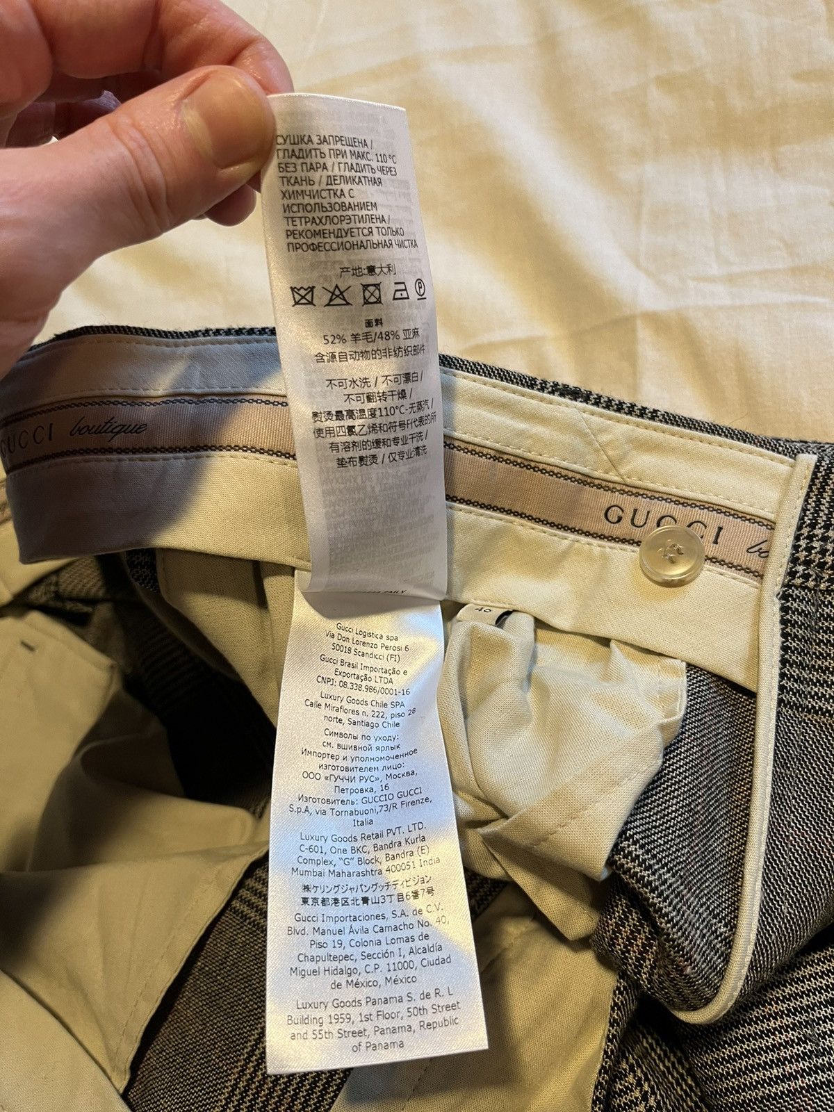 Gucci Gucci flared wool/lined trousers. Size US 30 / EU 46 - 8 Thumbnail