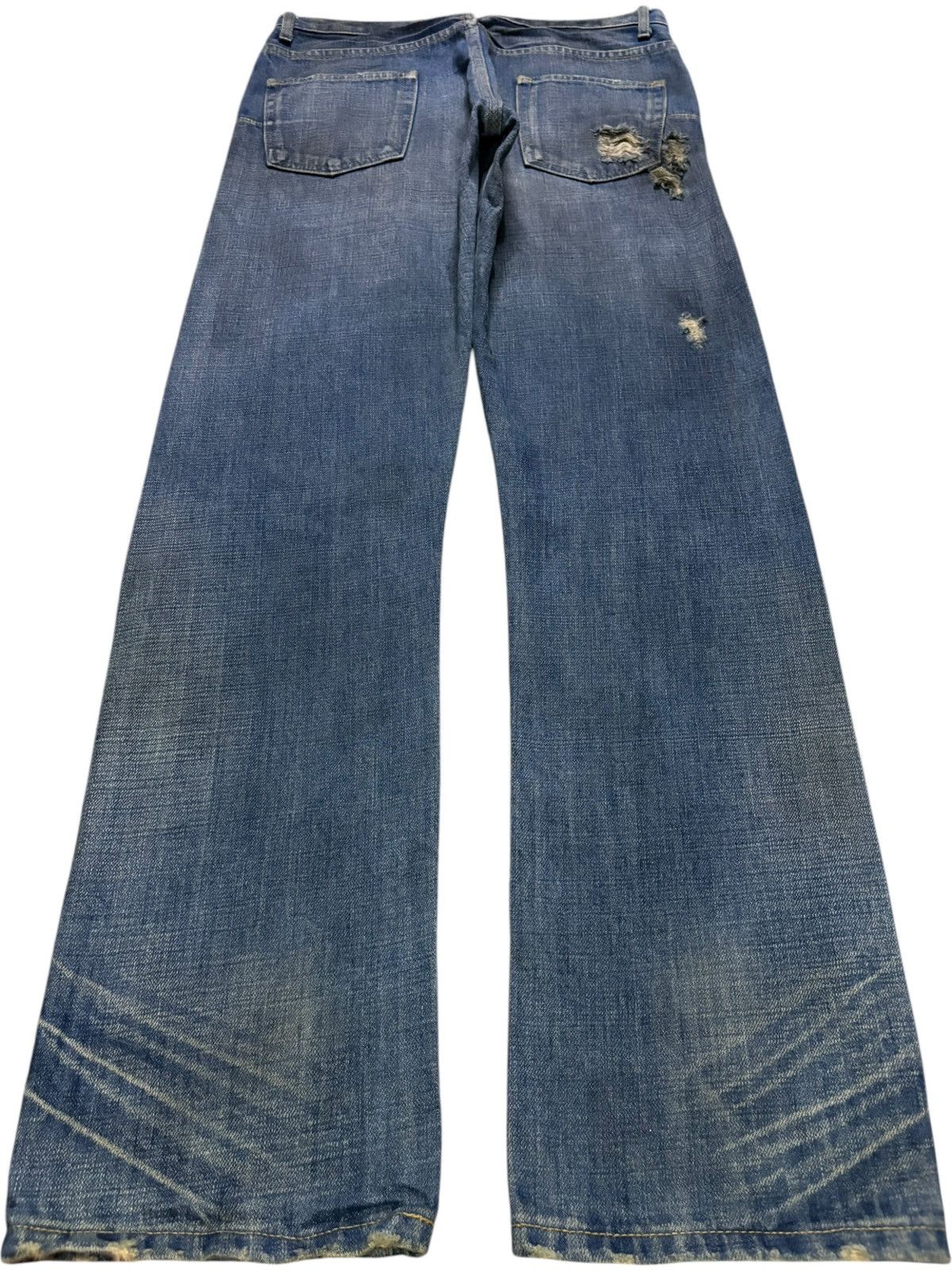 Japanese Brand Vintage Japanese Brand Rusty Wash Distressed Jeans Size US 29 - 2 Thumbnail