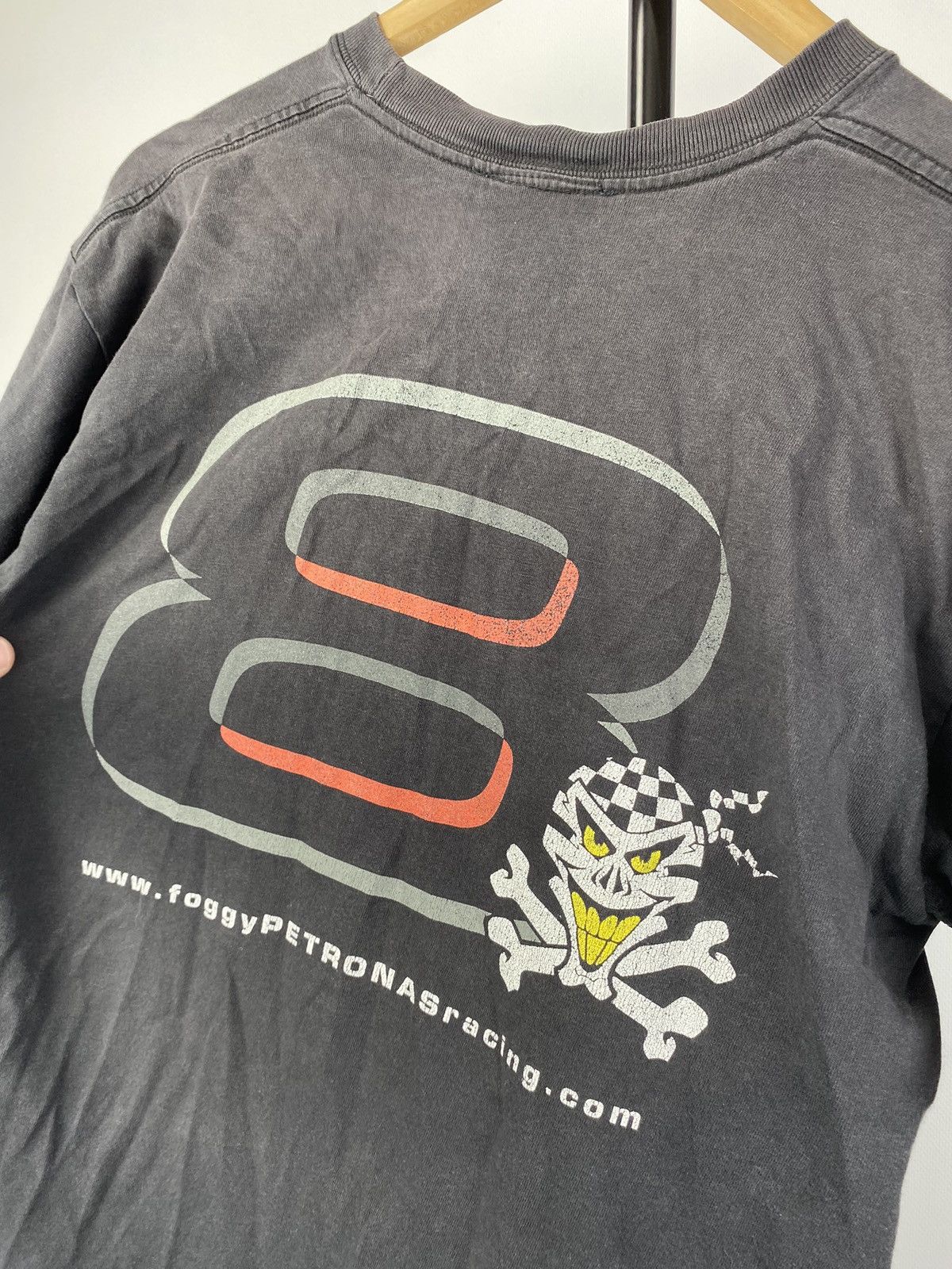 Vintage 🔥Vntg Petronas Foggy Racing Bike Logo Washed Faded Tee rare Size US M / EU 48-50 / 2 - 9 Thumbnail