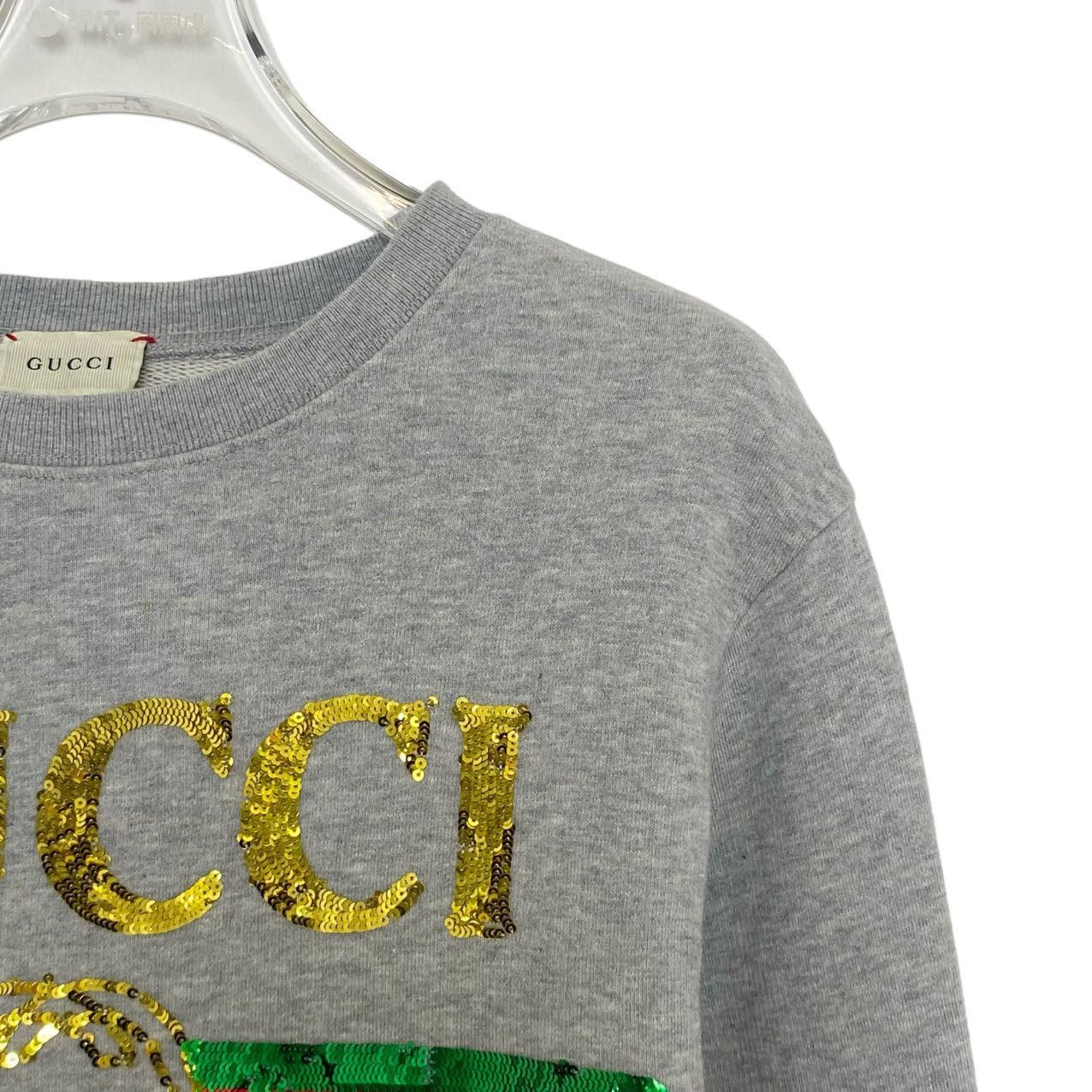 Gucci GUCCI Letter Crew Neck Pullover Long Sleeve Sweatshirt K26WX Size M / US 6-8 / IT 42-44 - 3 Thumbnail