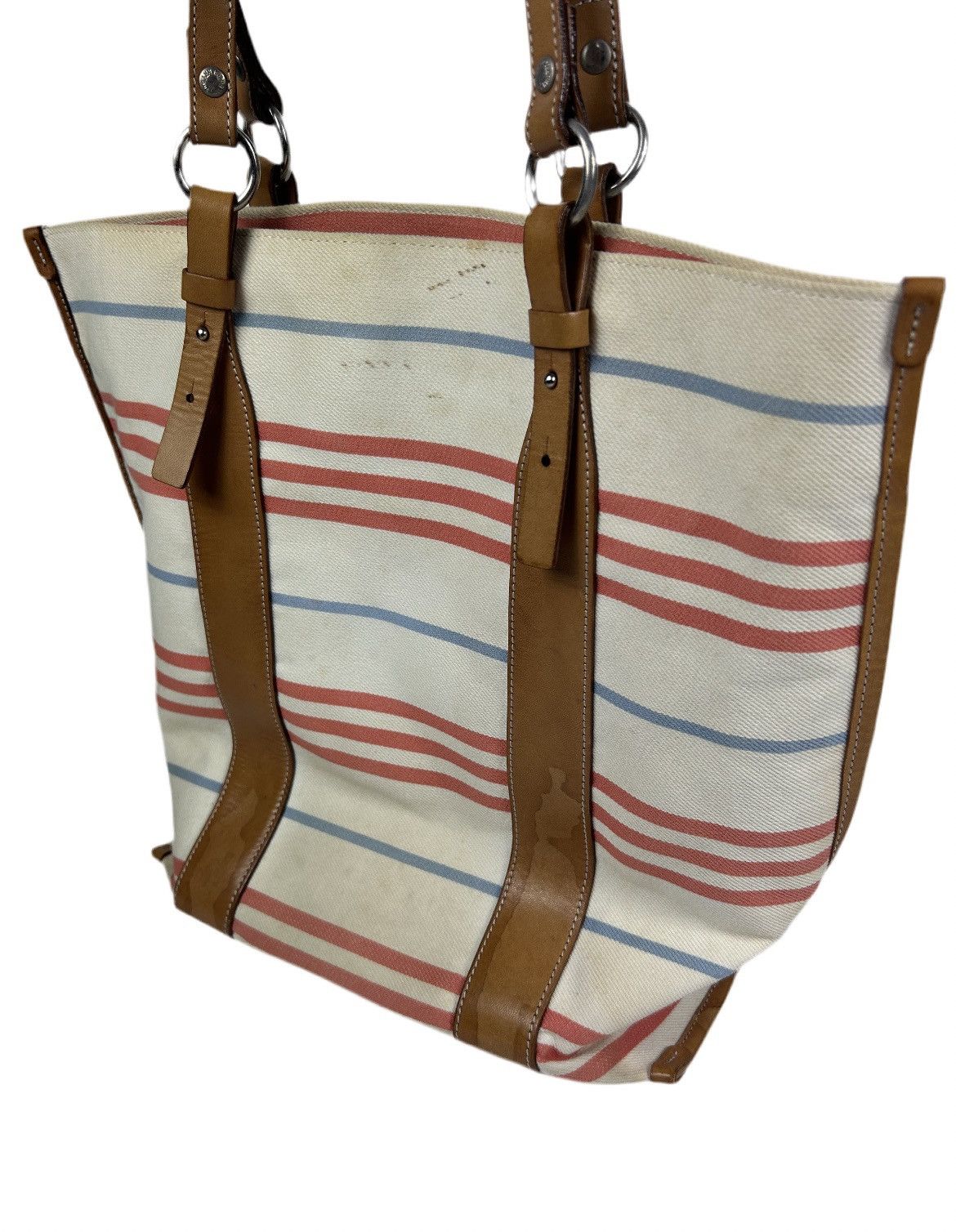 Burberry Burberry Blue Label Striped Tote Size ONE SIZE - 3 Thumbnail