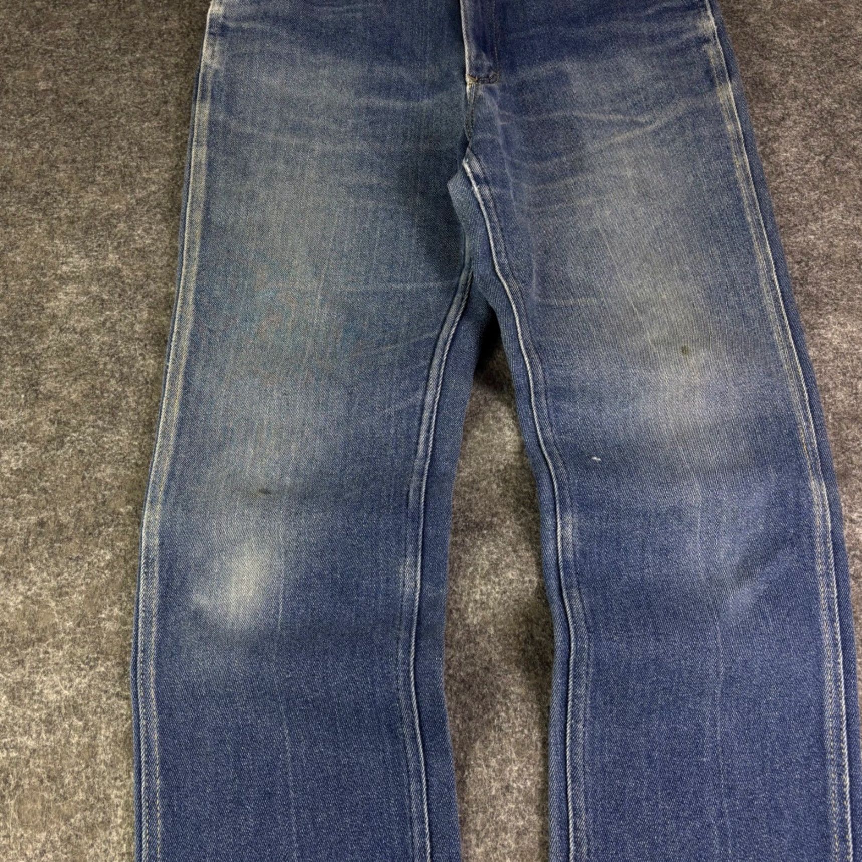 Lee VINTAGE Lee Jeans 5-Pocket High Rise 16P Blue Denim Made in USA Women Size 38" / US 16 / IT 52 - 8 Thumbnail