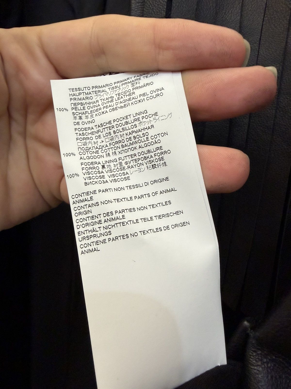 Maison Margiela Maison Margiela Unisex Leather Jacket Size M Size M / US 6-8 / IT 42-44 - 18 Thumbnail
