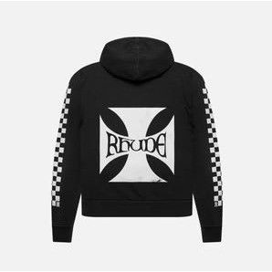 Rhude NEW RHUDE CLASSIC CHECKERS BLACK HOODIE SZ LARGE Size US L / EU 52-54 / 3 - 1 Thumbnail