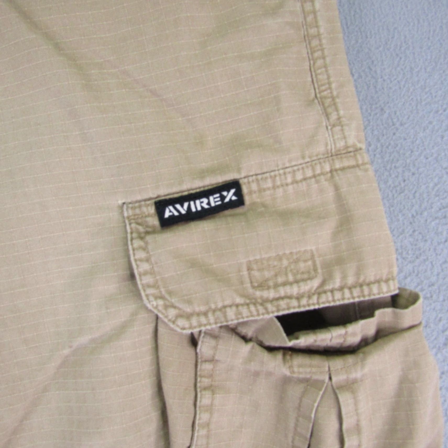 Avirex Avirex Shorts Mens 34 Khaki Beige Tan Ripstop Cargo Utility Outdoors Casual Size US 34 / EU 50 - 4 Thumbnail