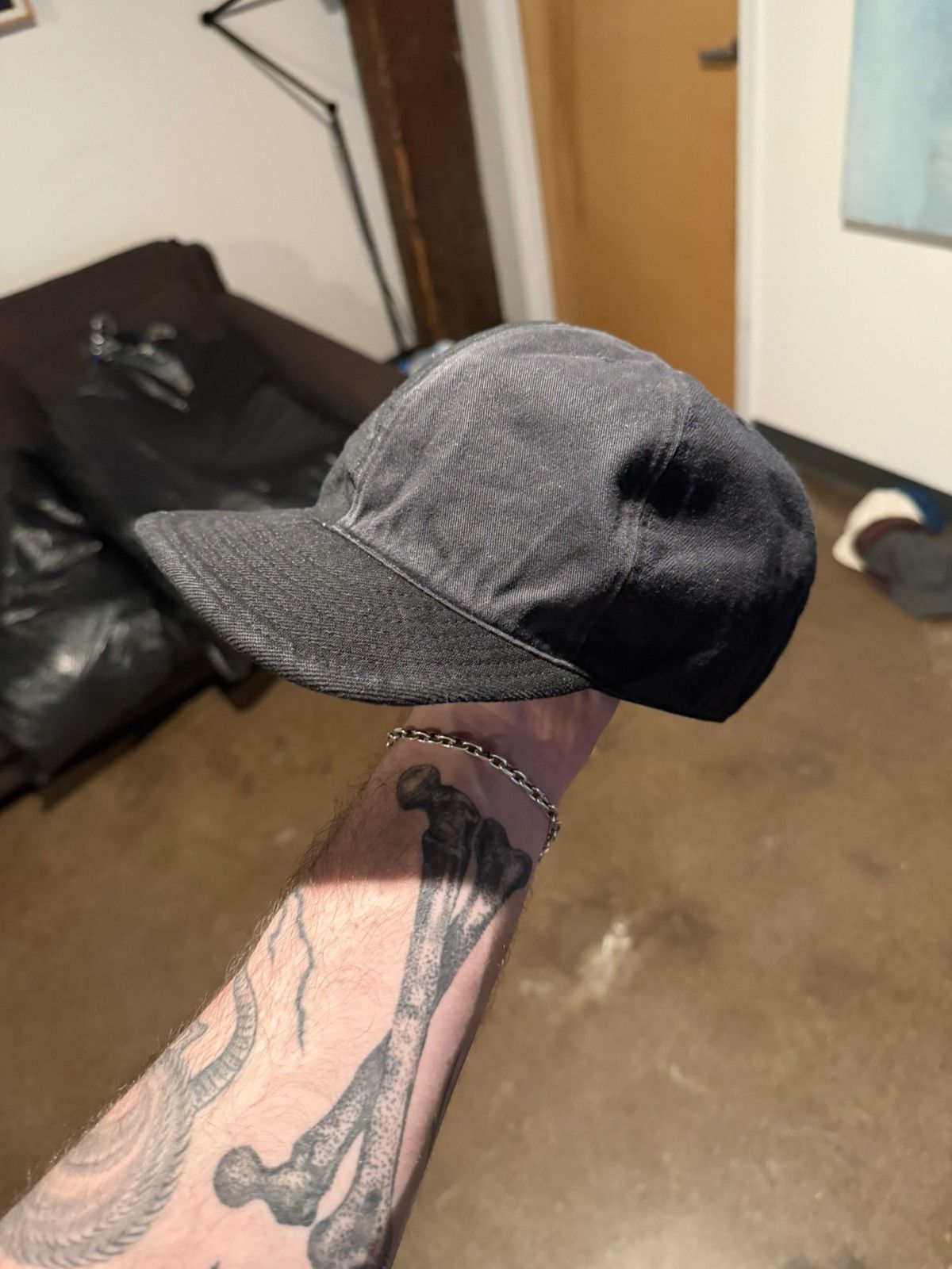 Higher handcrafted in japan black ball cap hat