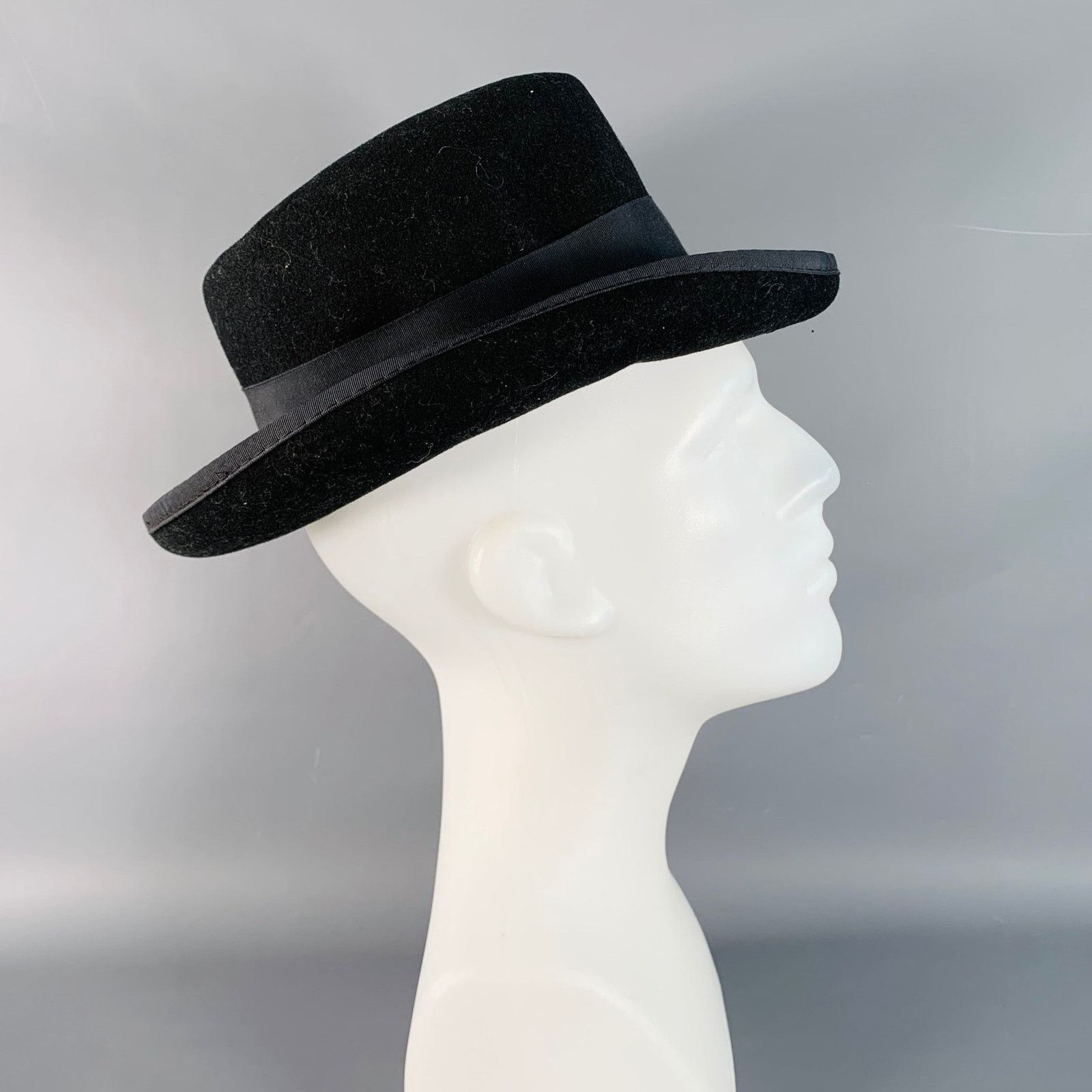 Other DORFMAN PACIFIC Vintage Black Wool Felt Fedora Hat Size ONE SIZE - 1 Thumbnail
