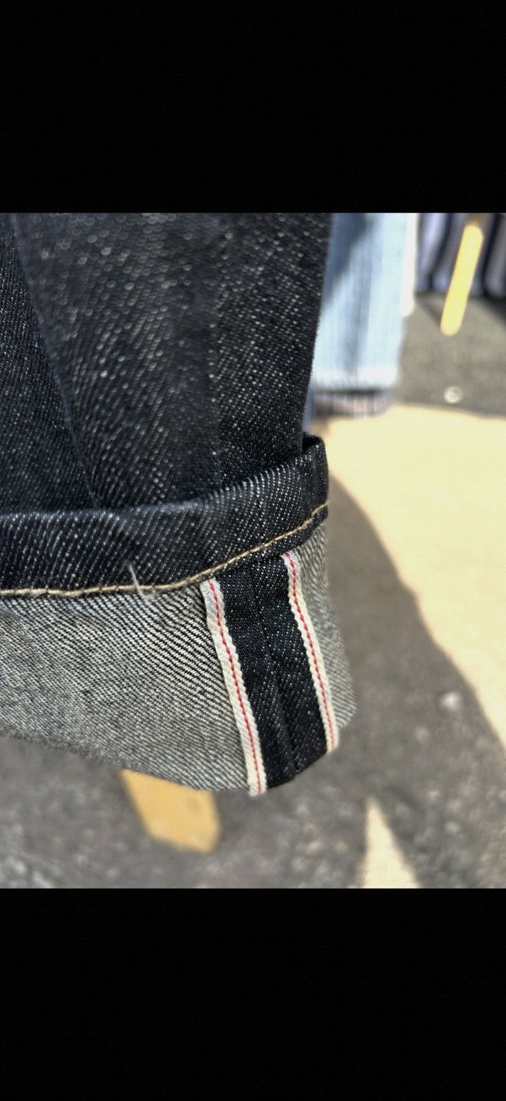 Other Selvage Black Men’s Baggy Straight Leg Jeans Size US 32 / EU 48 - 7 Thumbnail