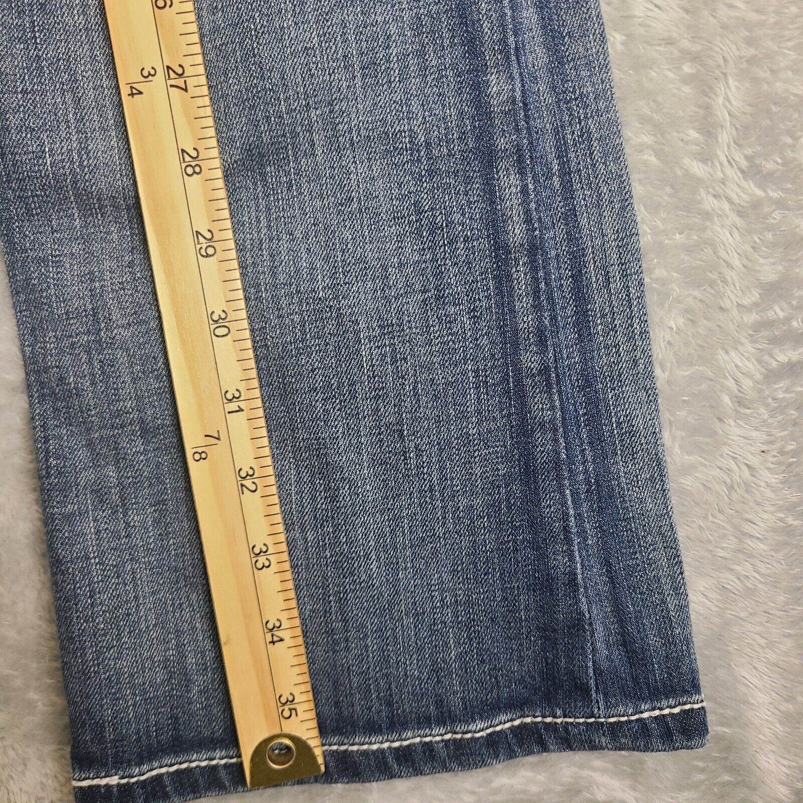 BKE BKE Sabrina Distressed Womens Denim Blue Jeans Waist 29" in Size 29" - 8 Thumbnail