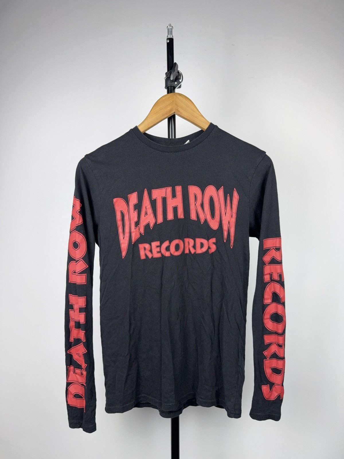 Band Tees 00s Death Row Records Long Sleeve Tee Classic Rap Logo Size US XS / EU 42 / 0 - 1 Thumbnail