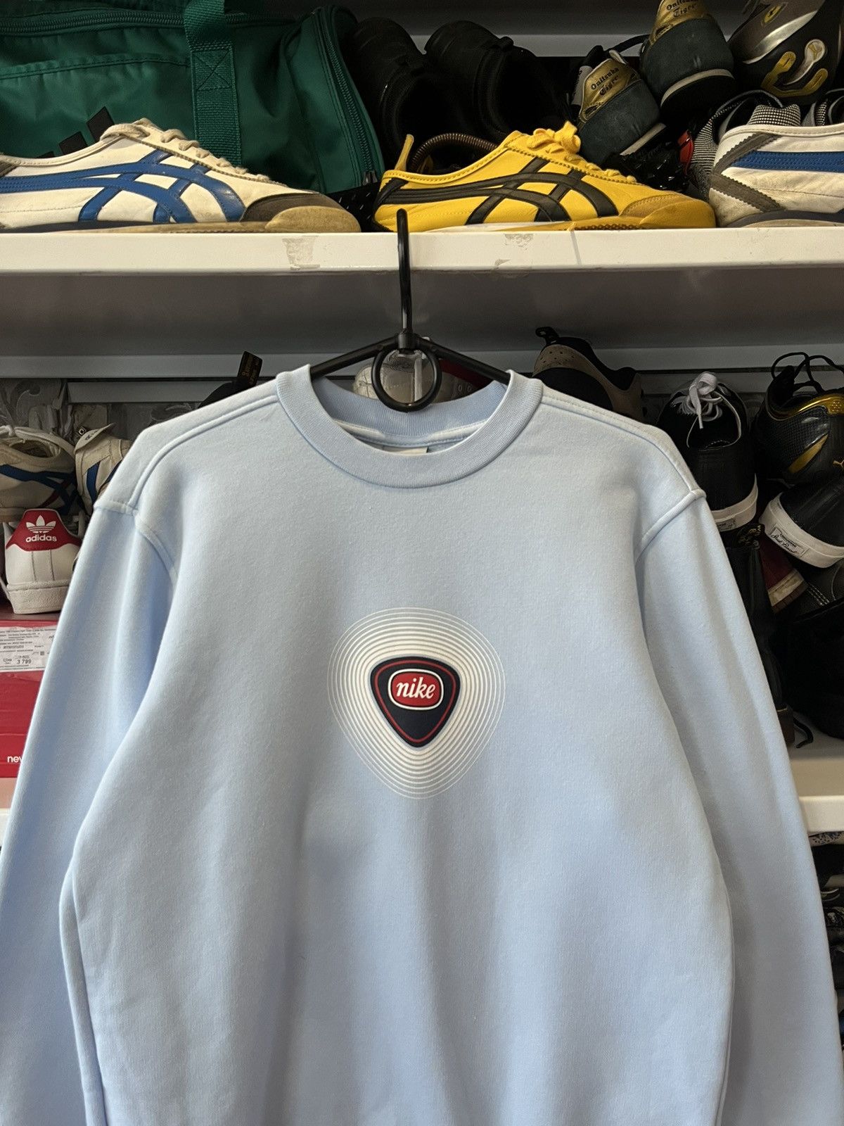 Nike Vintage NIKE Sweatshirt Crew Neck Center Swoosh Hoodie Size S / US 4 / IT 40 - 2 Thumbnail