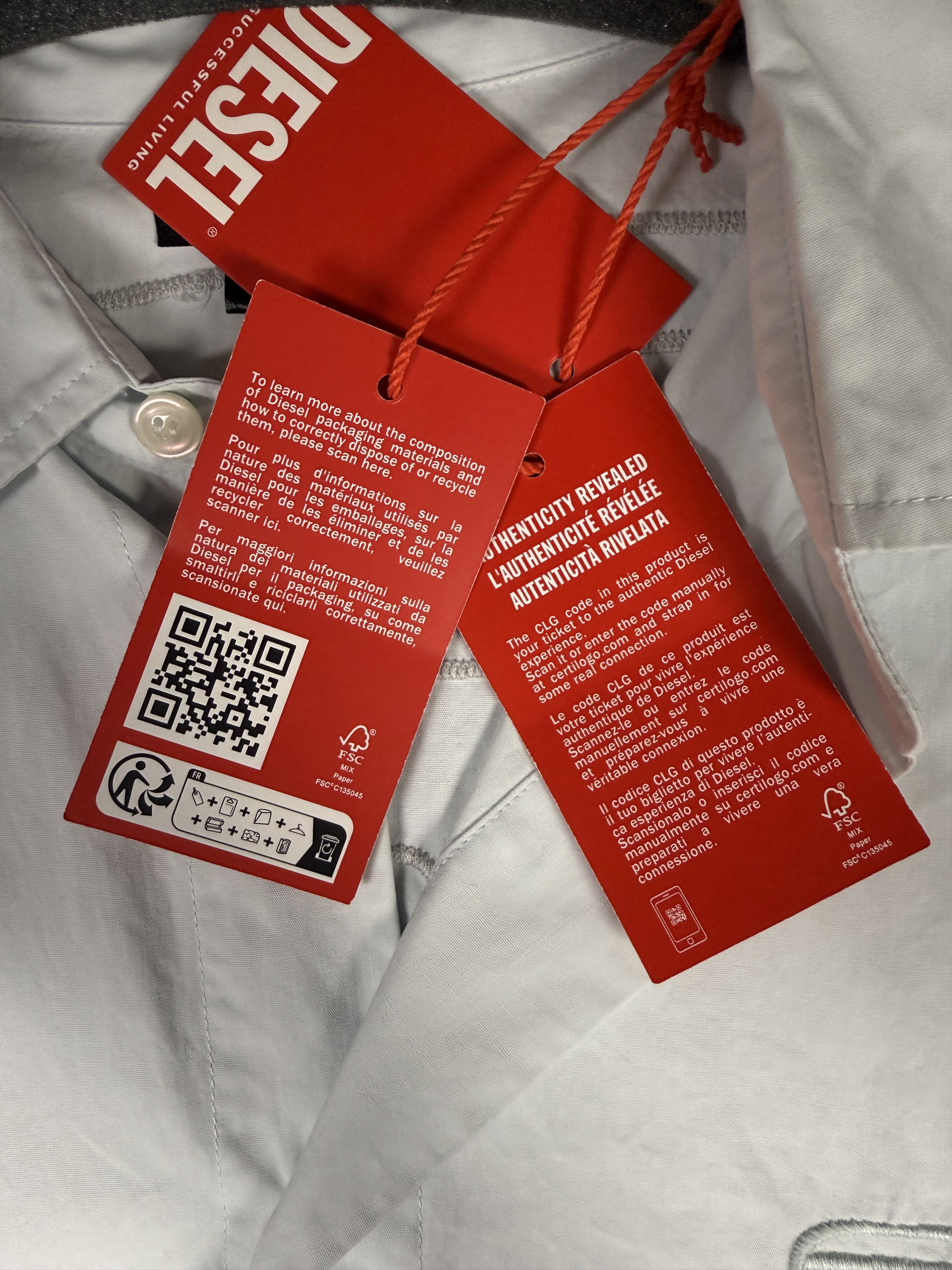 Diesel $490 Diesel S-KAMA Shirt Size US M / EU 48-50 / 2 - 9 Thumbnail