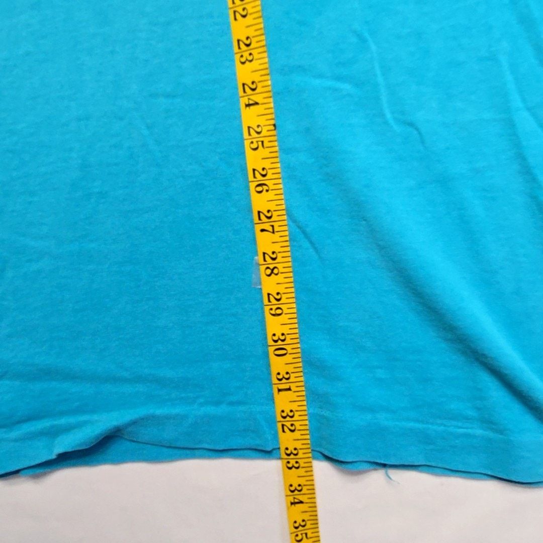 Fruit Of The Loom Vintage Young Not Shirt Graphic Tee Blue 90s XL USA Made Size US XL / EU 56 / 4 - 16 Thumbnail