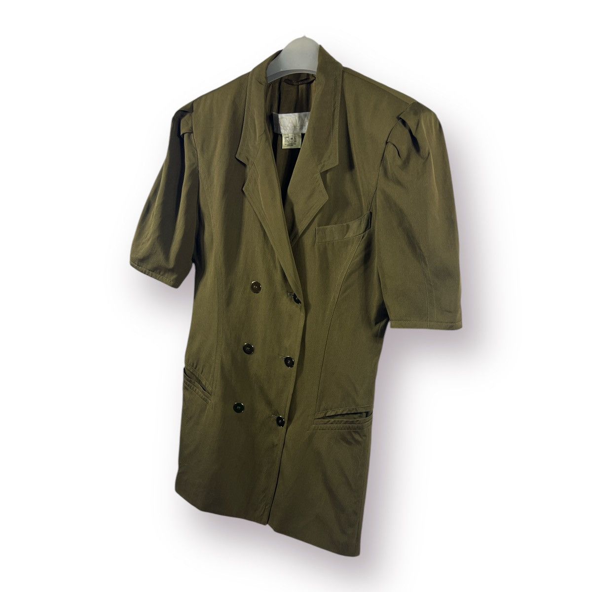Escada 🔥 ESCADA by Margaretha Ley Silk Double Breasted Coat - 38 Size M / US 6-8 / IT 42-44 - 2 Thumbnail