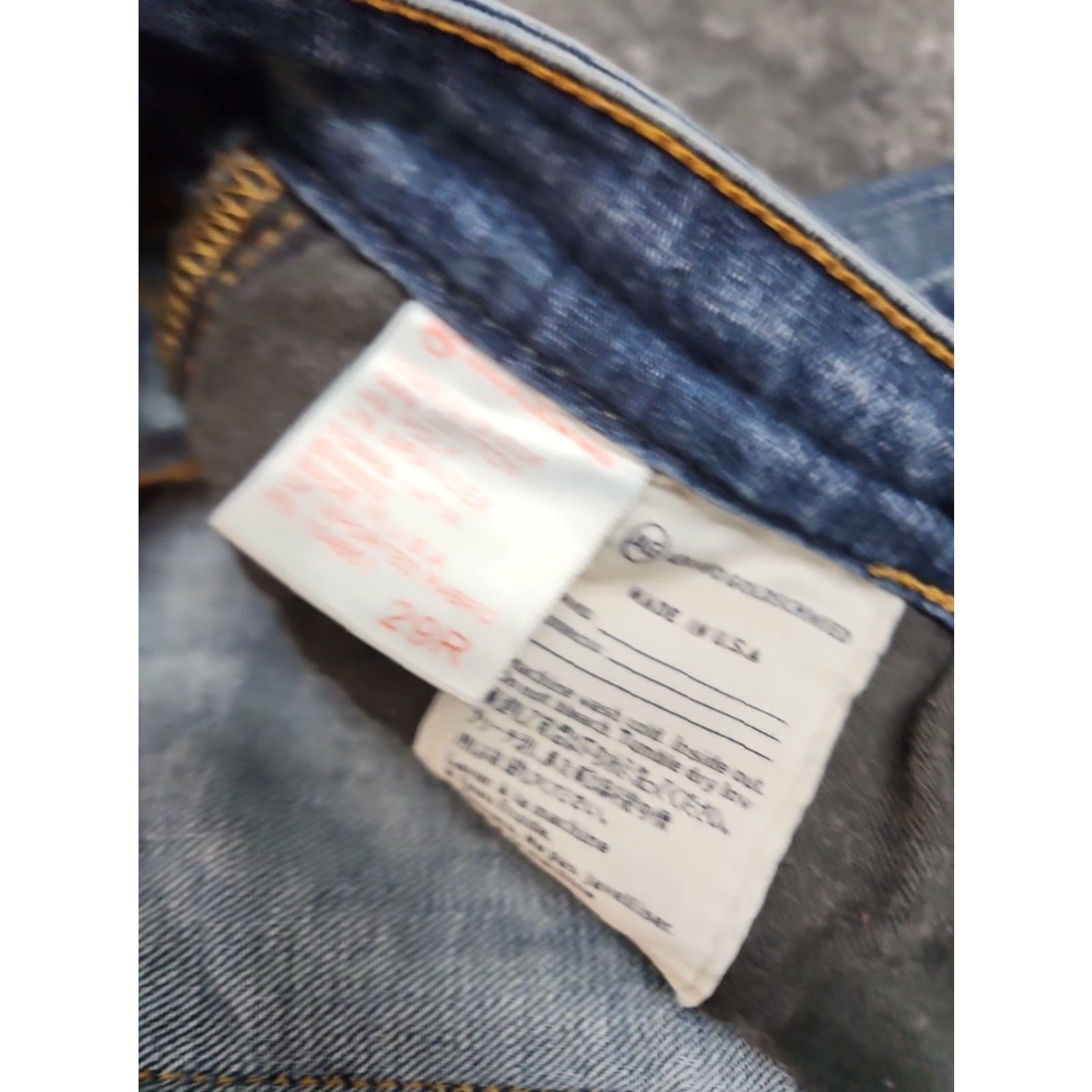 Denime AG Adriano Goldschmied The Angel Bootcut Jeans Women 29R Blue Fade Wash Denim Jeans Bootscut Women 29R Blue Fade Retro Style Size 29" - 3 Thumbnail
