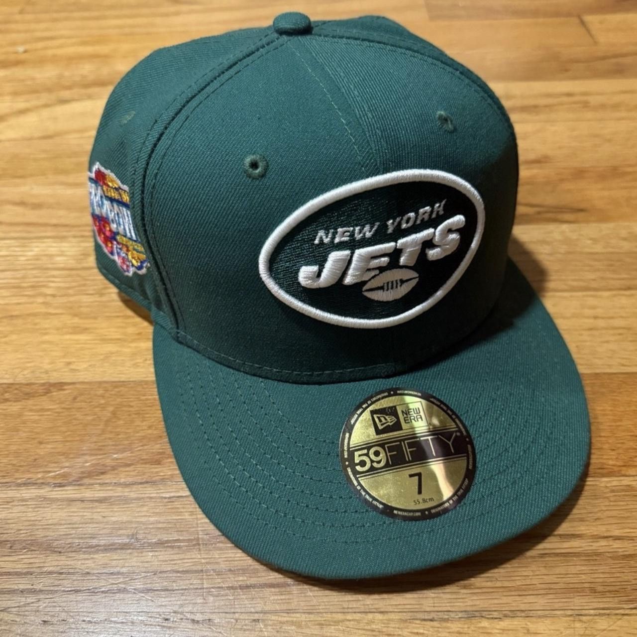 New Era New York Jets Retro 1999 Pro Bowl Side Patch Fitted Cap Size 28 - 1 Thumbnail