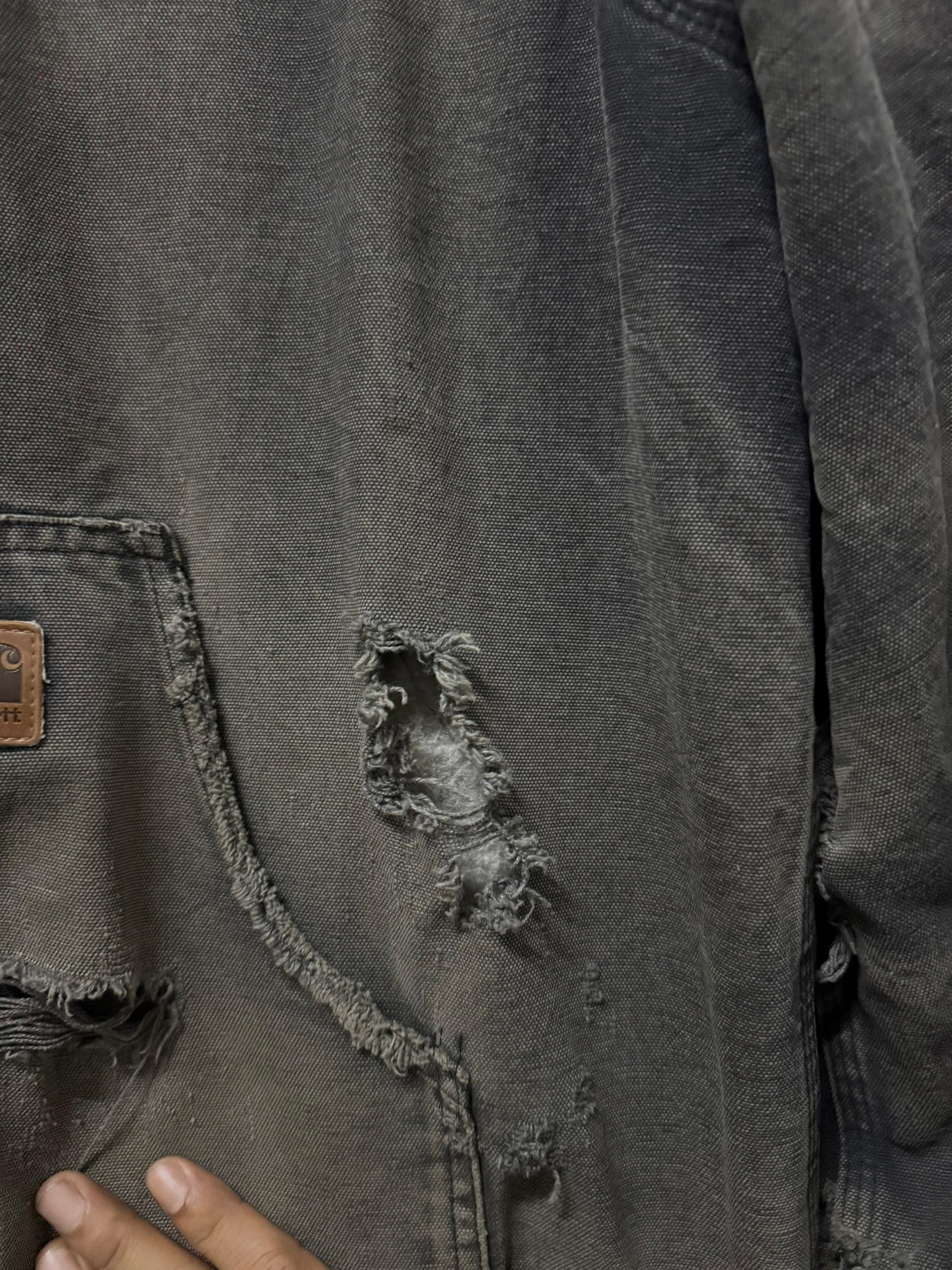 Carhartt Vintage sunfaded distressed carhatt hooded jacket workwear Size US M / EU 48-50 / 2 - 4 Thumbnail