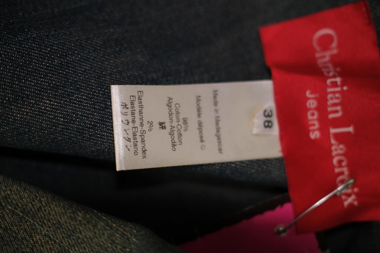 Christian Lacroix 00's Christian Lacroix Jeans Cropped Denim Blazer Size XS / US 0-2 / IT 36-38 - 7 Thumbnail