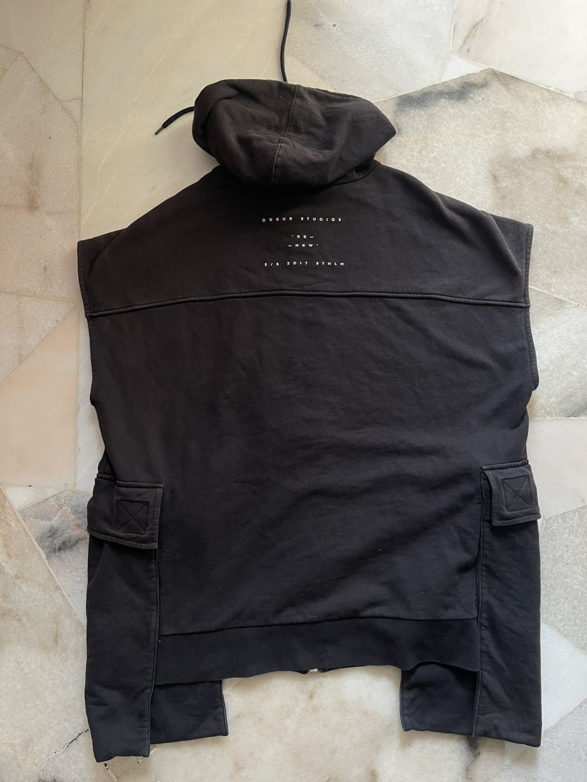 Concepts d'Odeur S/S2017 Odeur Studios Zipper Sleeveless Hoodie C2 Size US XL / EU 56 / 4 - 12 Thumbnail