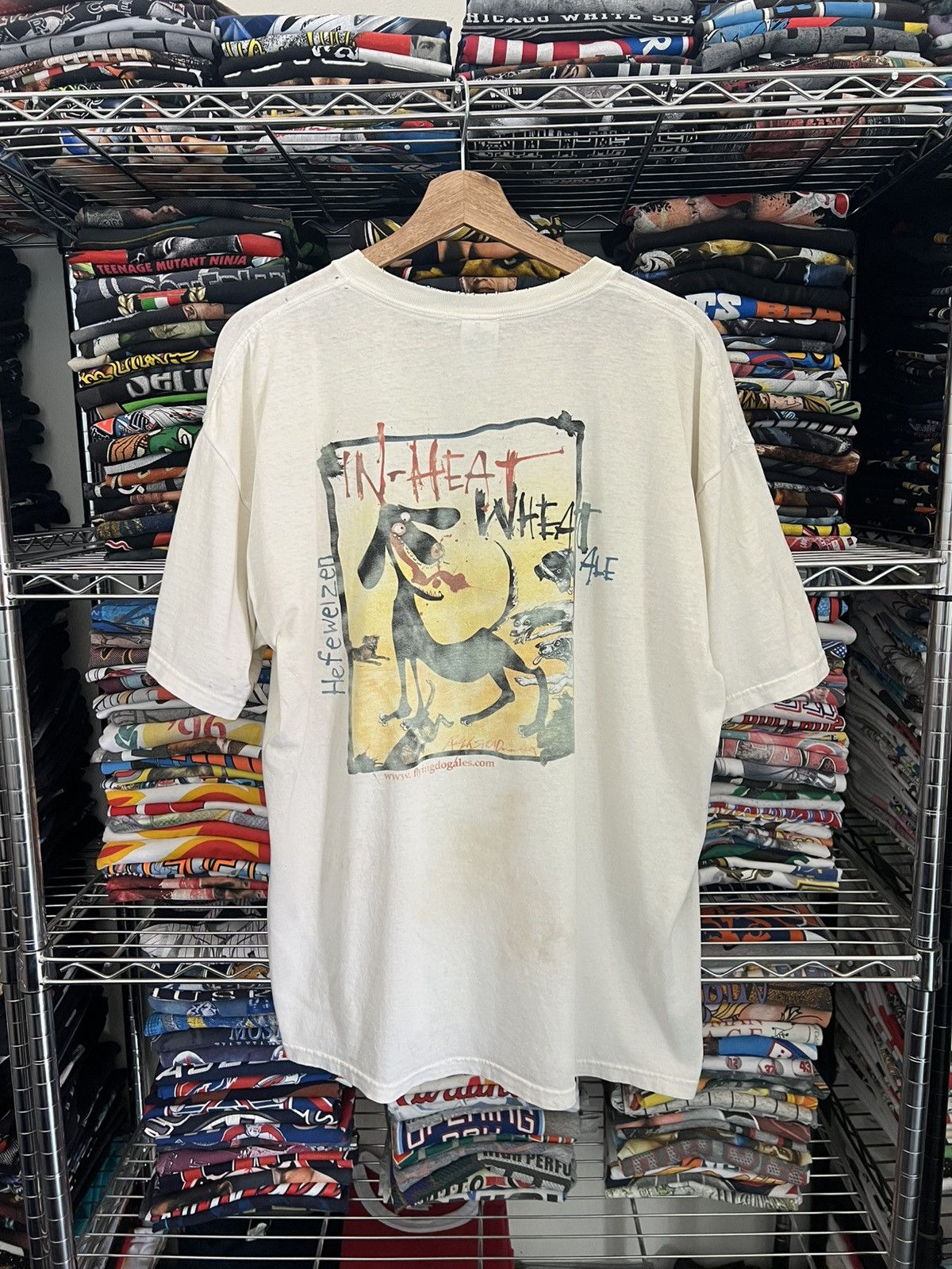 Anvil 2000s Flying Dog Ralph Steadman Art Tee Size US XL / EU 56 / 4 - 1 Thumbnail