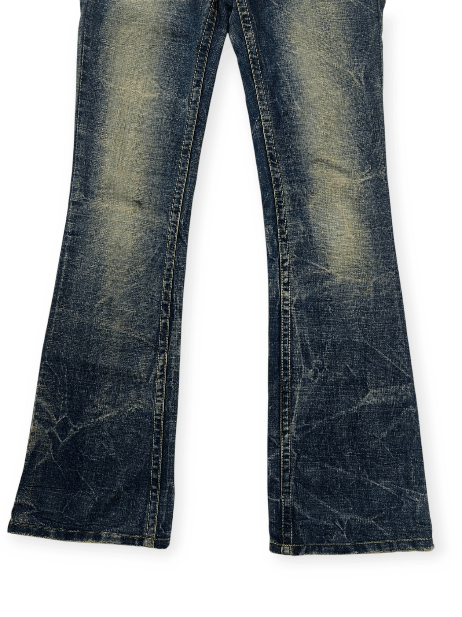 Vintage Flare 73 Seventy Threes Studded Punk Denim Size 26" / US 2 / IT 38 - 5 Thumbnail