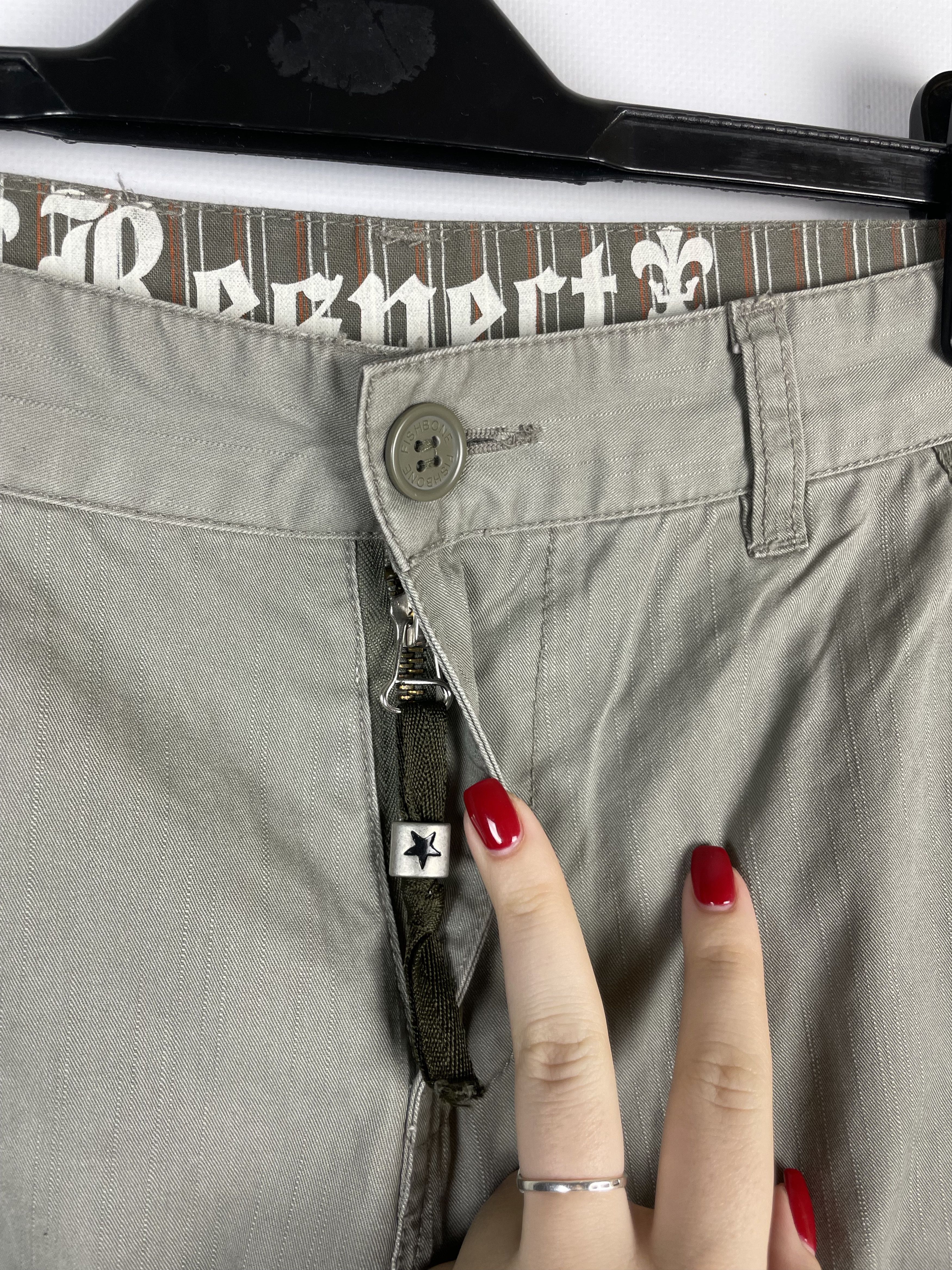 Japanese Brand FishBone Y2K Pants Cargo Japan Style Multi Pocket Bondage Size US 28 / EU 44 - 7 Thumbnail