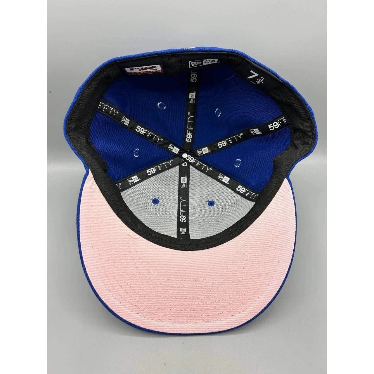 New Era New York Mets Hat Men 7 3/4 MLB 59Fifty New Era Fitted Cap Size ONE SIZE - 2 Thumbnail