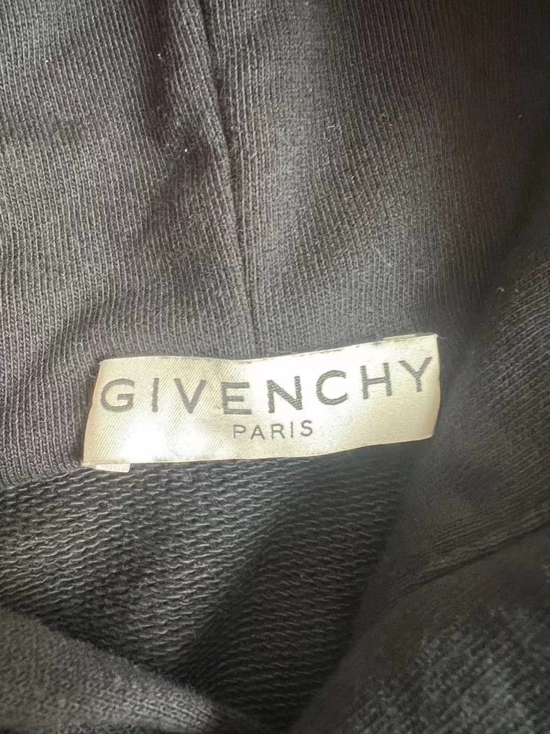 Givenchy Givenchy Black Double Ring Letter Logo Hoodie Size US L / EU 52-54 / 3 - 2 Thumbnail