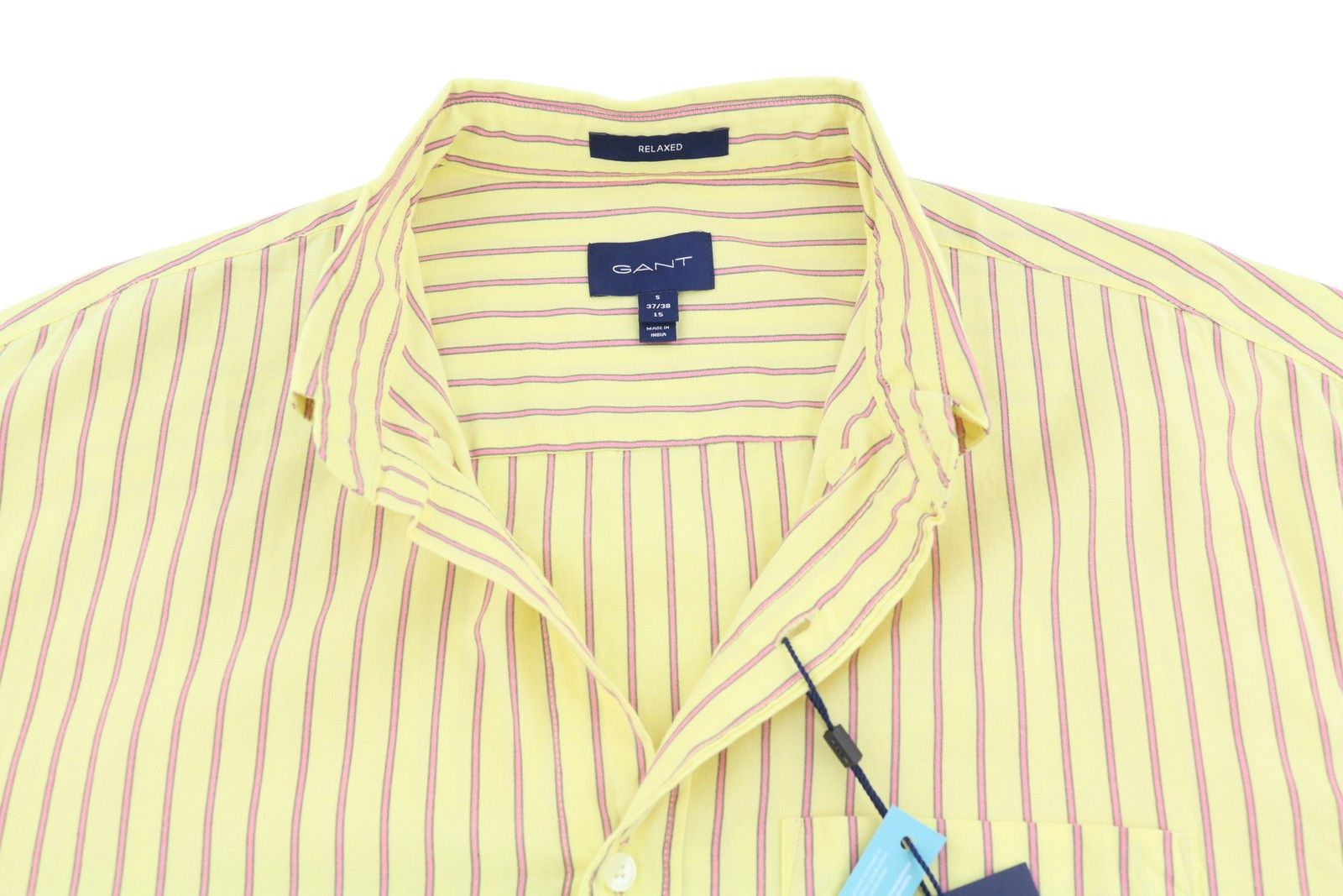 Gant REL OXFORD STRIPE S Lemon Button-Down Patch 87504 Size US S / EU 44-46 / 1 - 4 Thumbnail