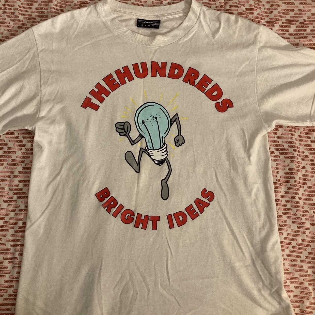 The Hundreds The Hundreds Tee White - Bright Ideas Dark Secrets Size US M / EU 48-50 / 2 - 1 Thumbnail