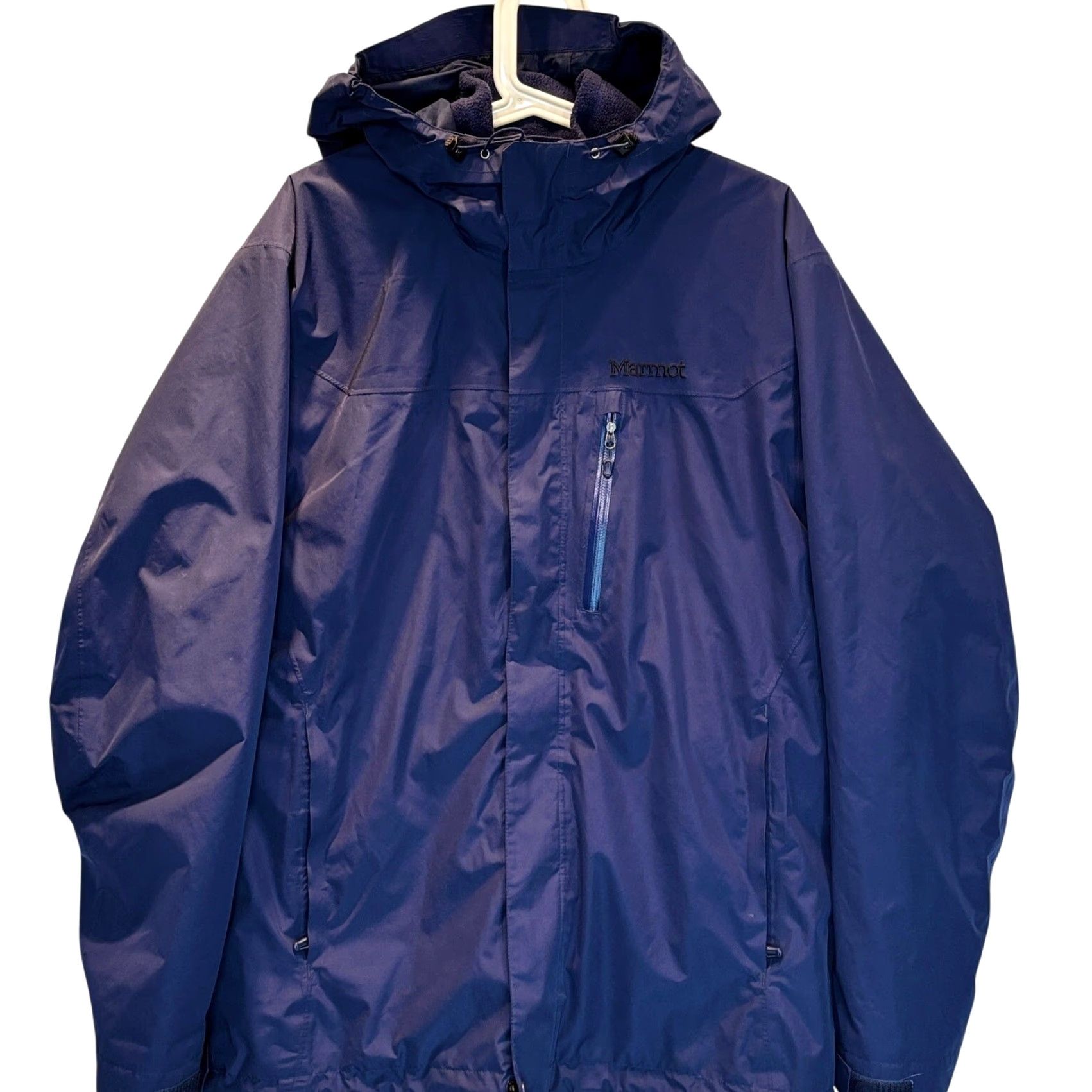 Marmot Marmot Ramble Component Mens Jacket Rain Coat Full Zip Hooded Windproof 3-IN-1 Blue M Regular Size US M / EU 48-50 / 2 - 2 Thumbnail