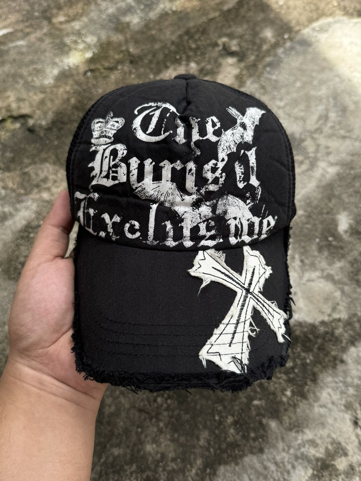 Japanese Poem Crosses Distressed Trucker Hats Ifsix Style