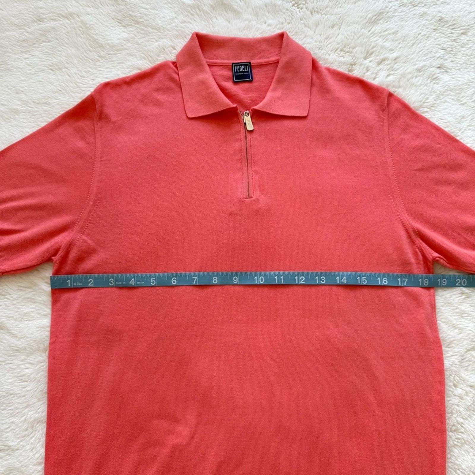 Fedeli FEDELI cotton men polo size 48IT or M Retail 480$ Size US M / EU 48-50 / 2 - 4 Thumbnail
