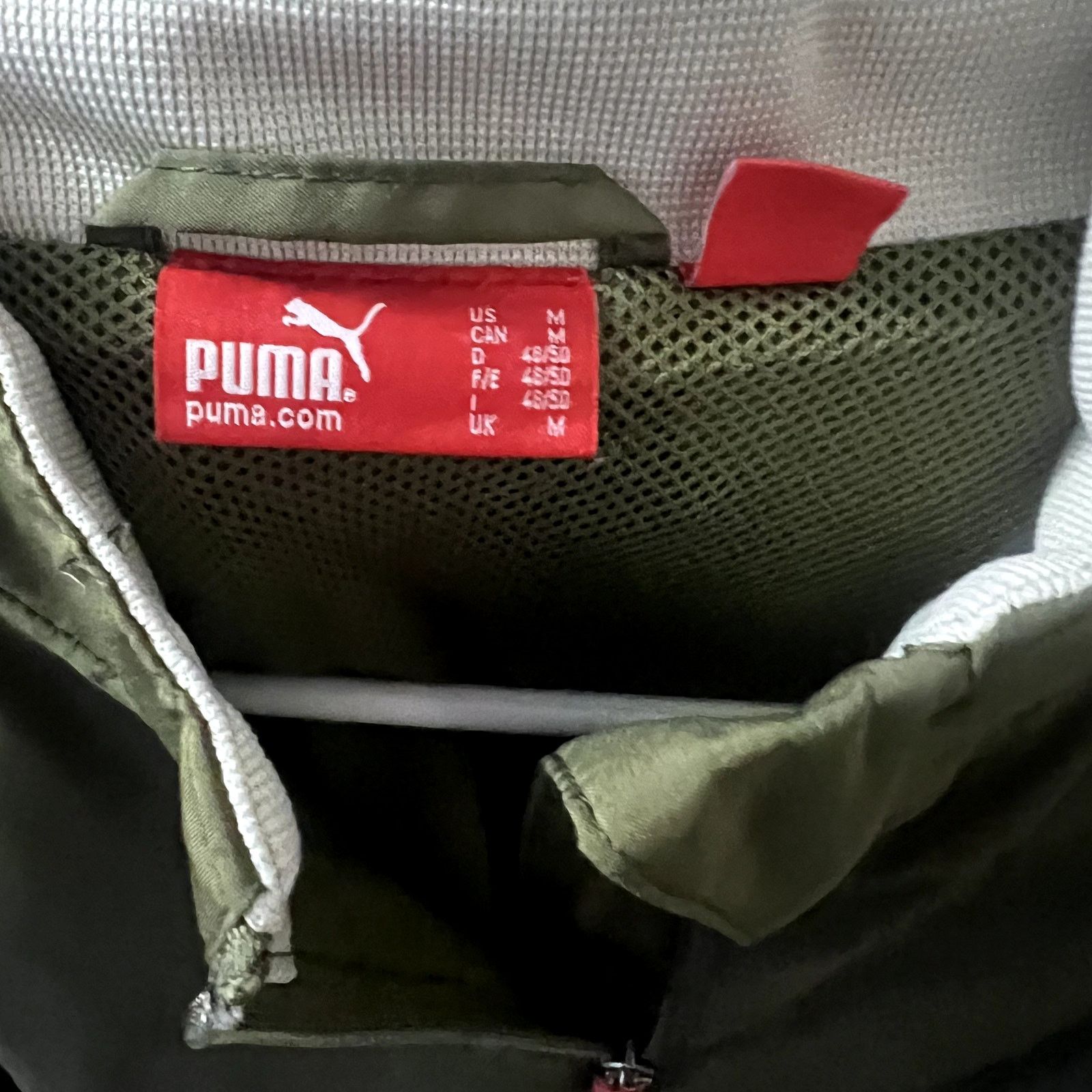 Puma Puma Men’s Windbreaker Jacket Green Medium Athletic Running Size US M / EU 48-50 / 2 - 3 Thumbnail