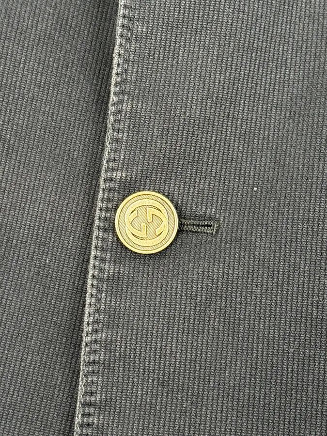 Gucci 2000s Gucci Navy Classy Blazer Jacket Size 42R - 11 Thumbnail