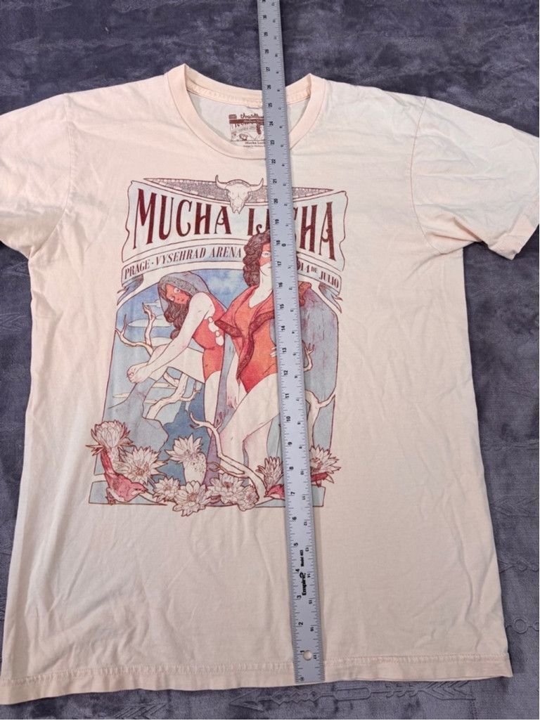 Threadless Men's Threadless Mucha Lucha Wrestling T-Shirt, M, Beige Size L / US 10 / IT 46 - 5 Thumbnail