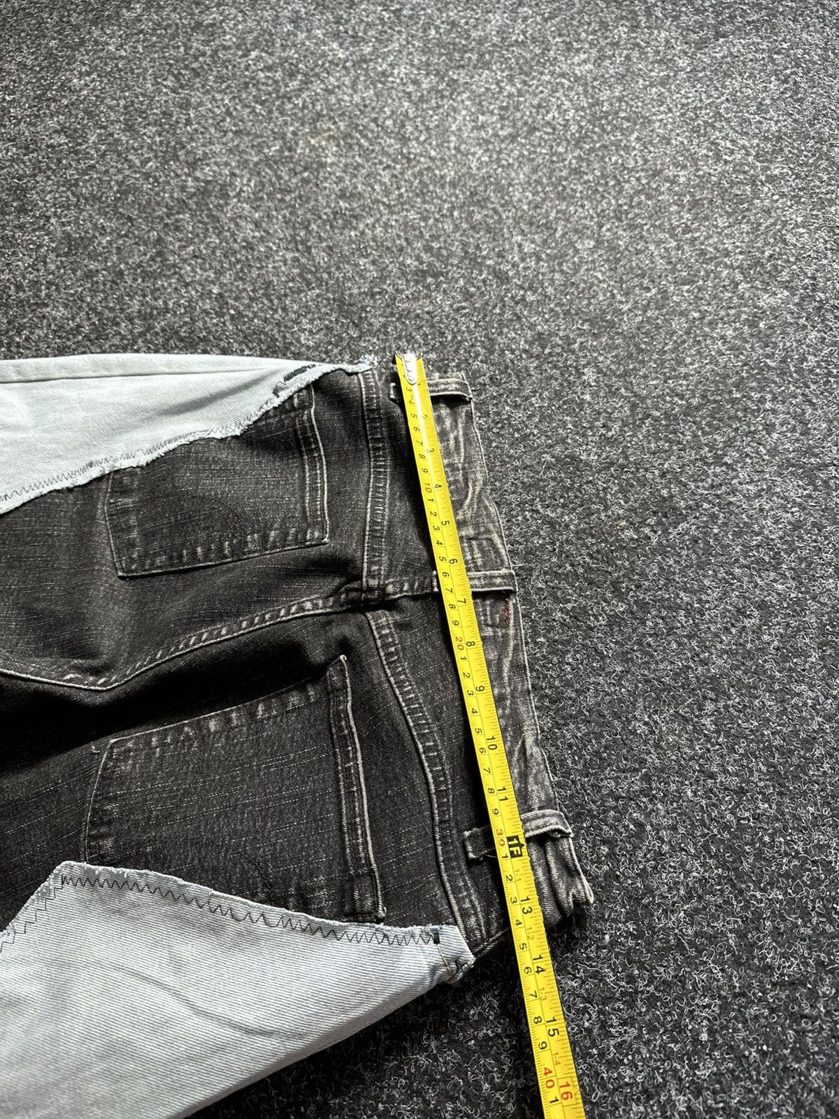 If Six Was Nine 🚨GRAIL CUSTOM DENIM JEANS 2in1 ULTRA BAGGY Y2K JAPANESE STYL Size US 30 / EU 46 - 19 Thumbnail