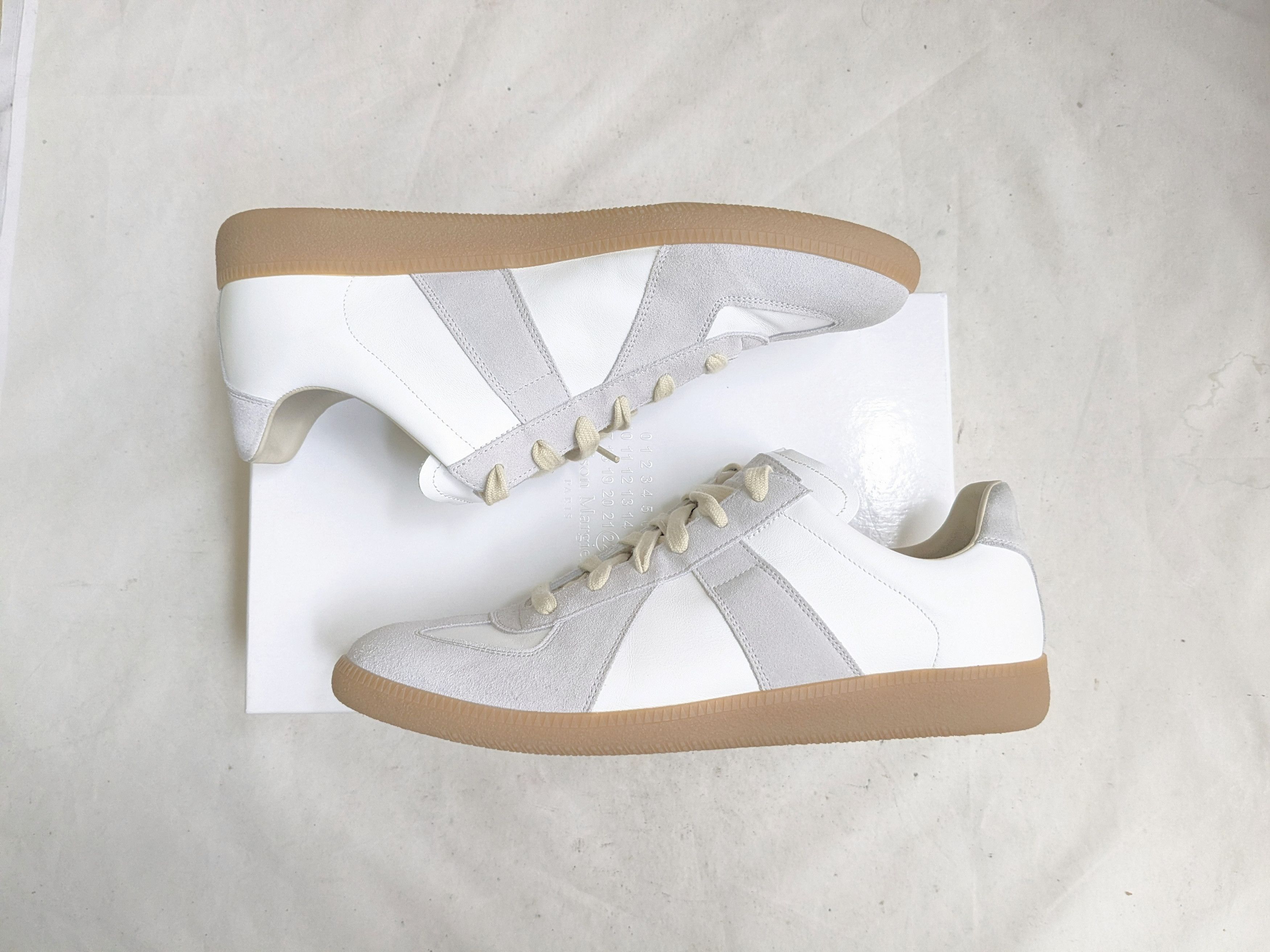 Maison Margiela GAT Replica White Gray 12 45 Low Tops