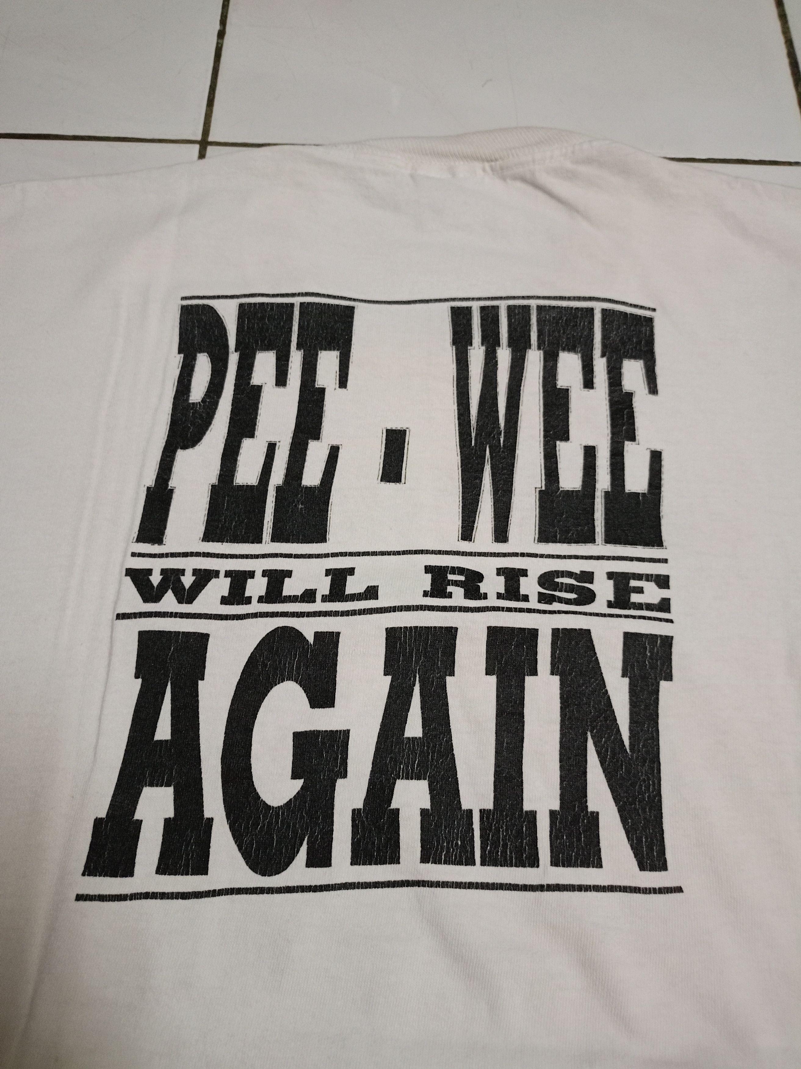 Vintage Vintage rare pee wee t shirt/Paul Reubens/actor/comedian Size US XL / EU 56 / 4 - 4 Thumbnail